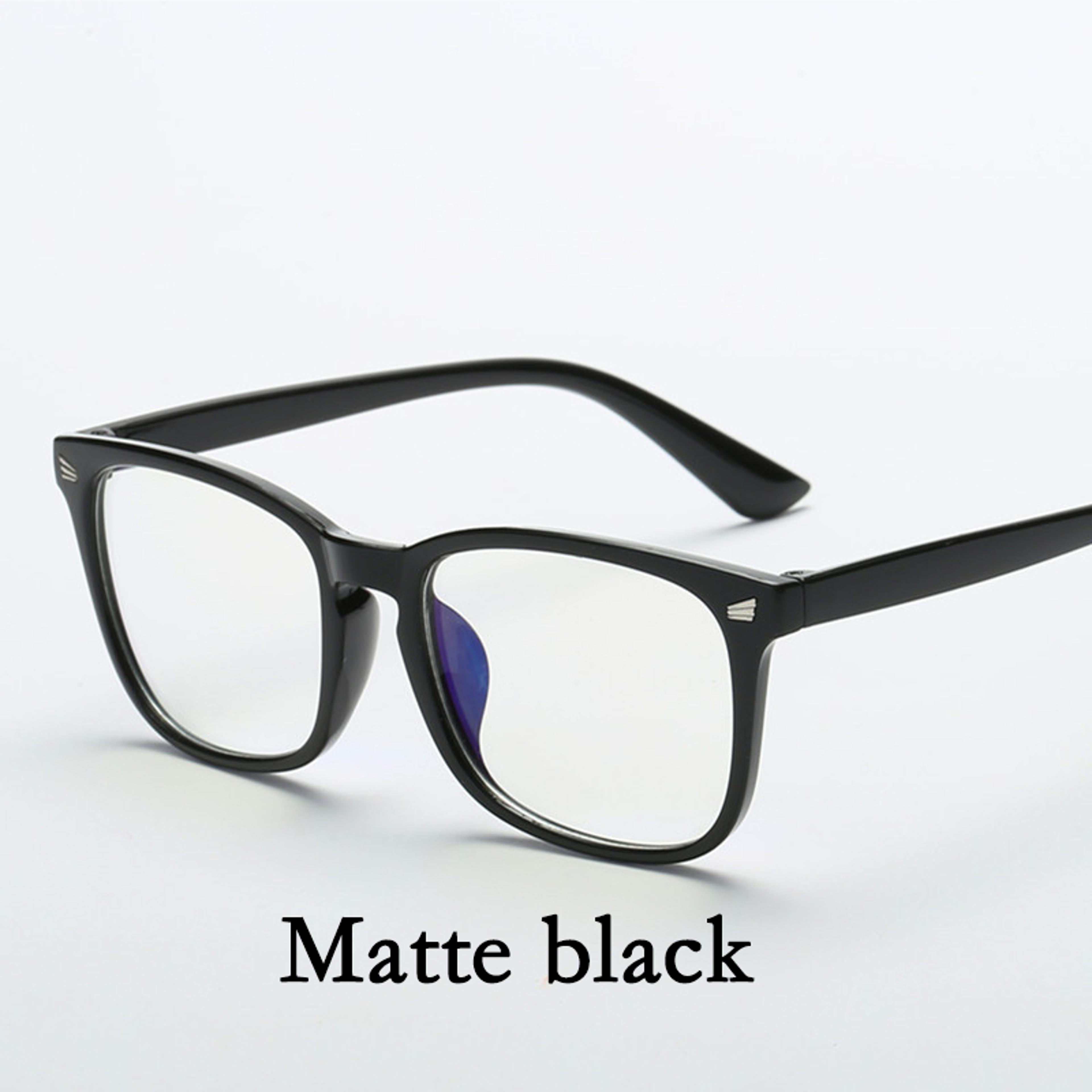Unisex Square Clear Lens Glasses Full Frame Fashion Optical Eyewear 1