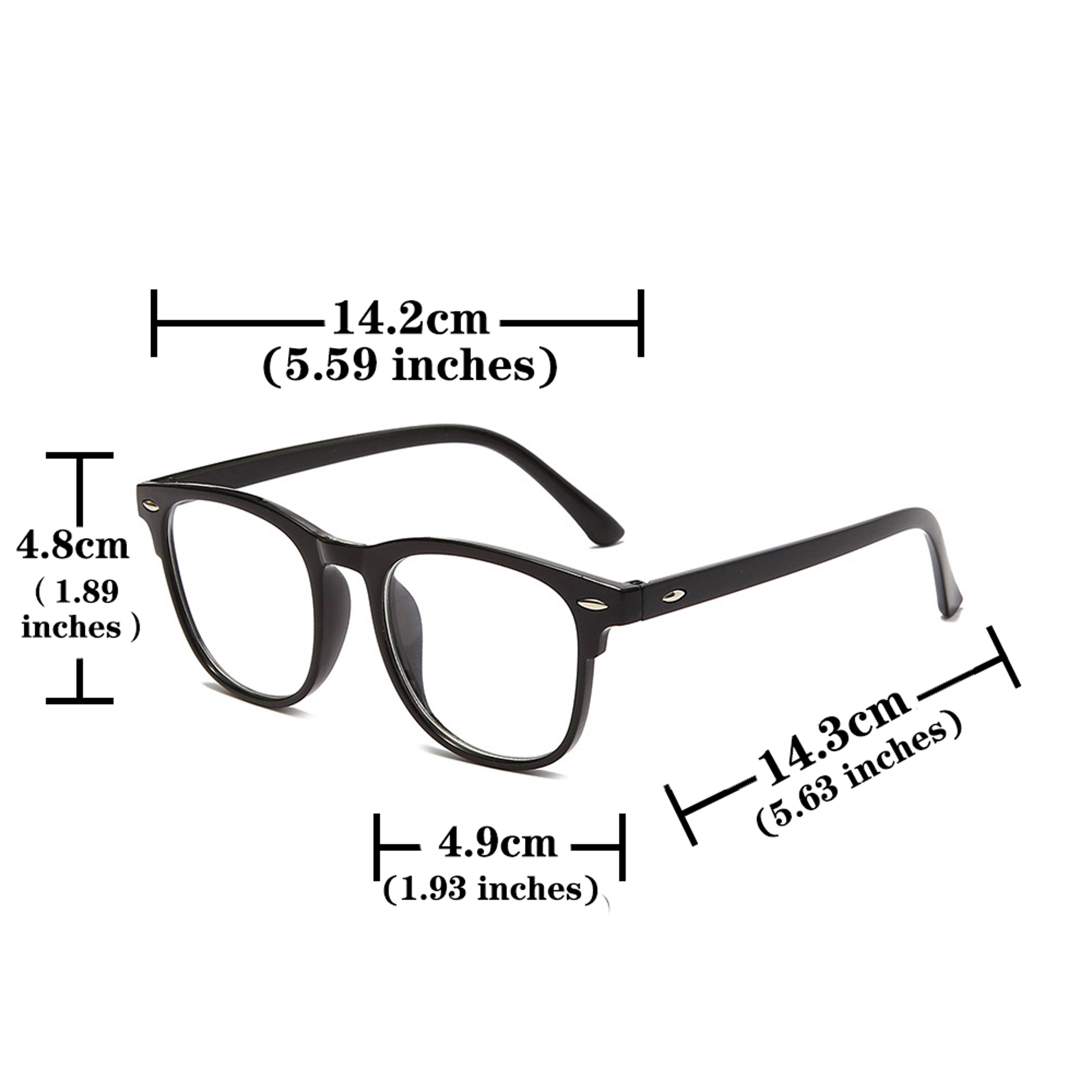 Blue Light Blocking Glasses Transparent Round Computer Glasses For Women And Men 5