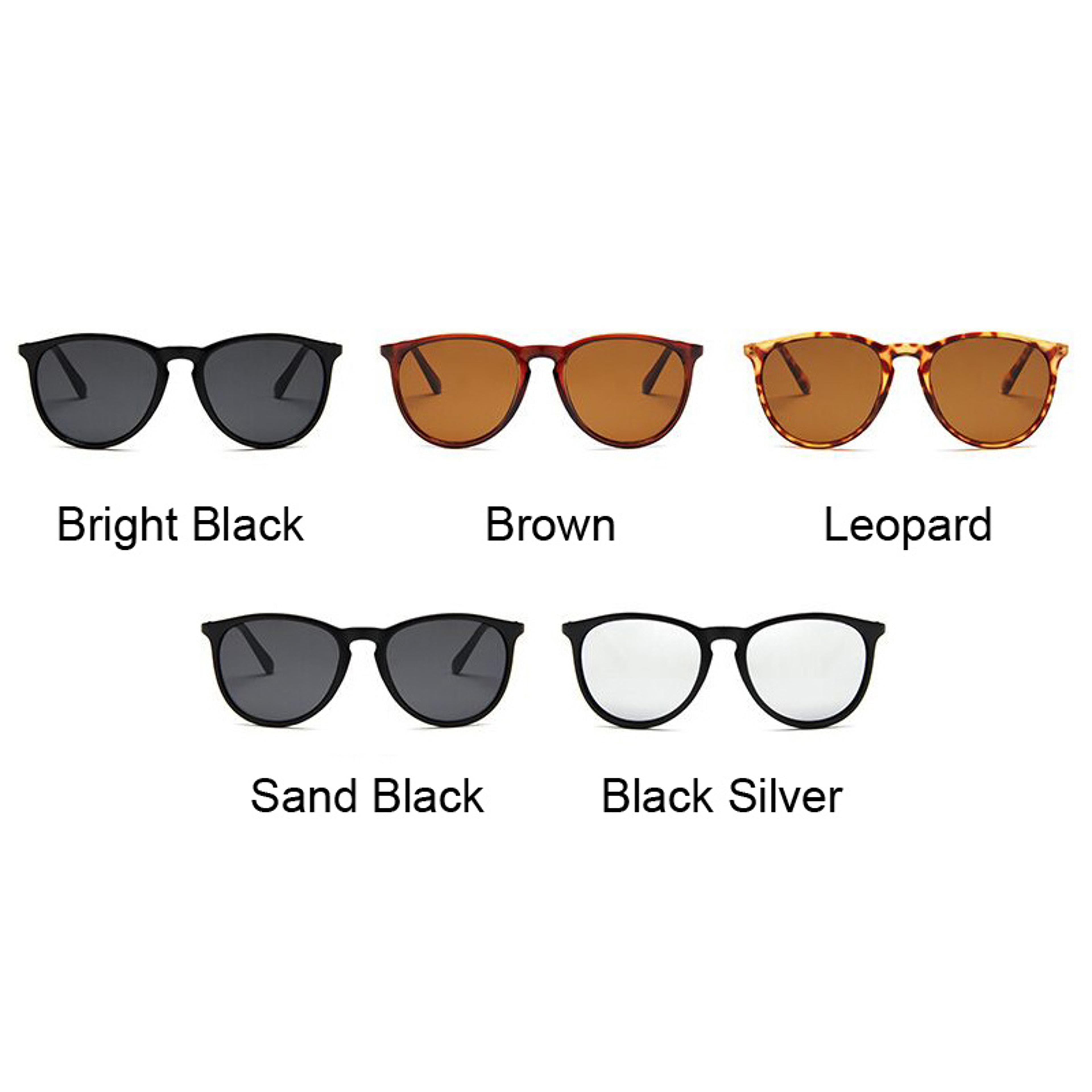 Retro Round Cat Eye Sunglasses For Men Vintage Driving Fashion Shades 4