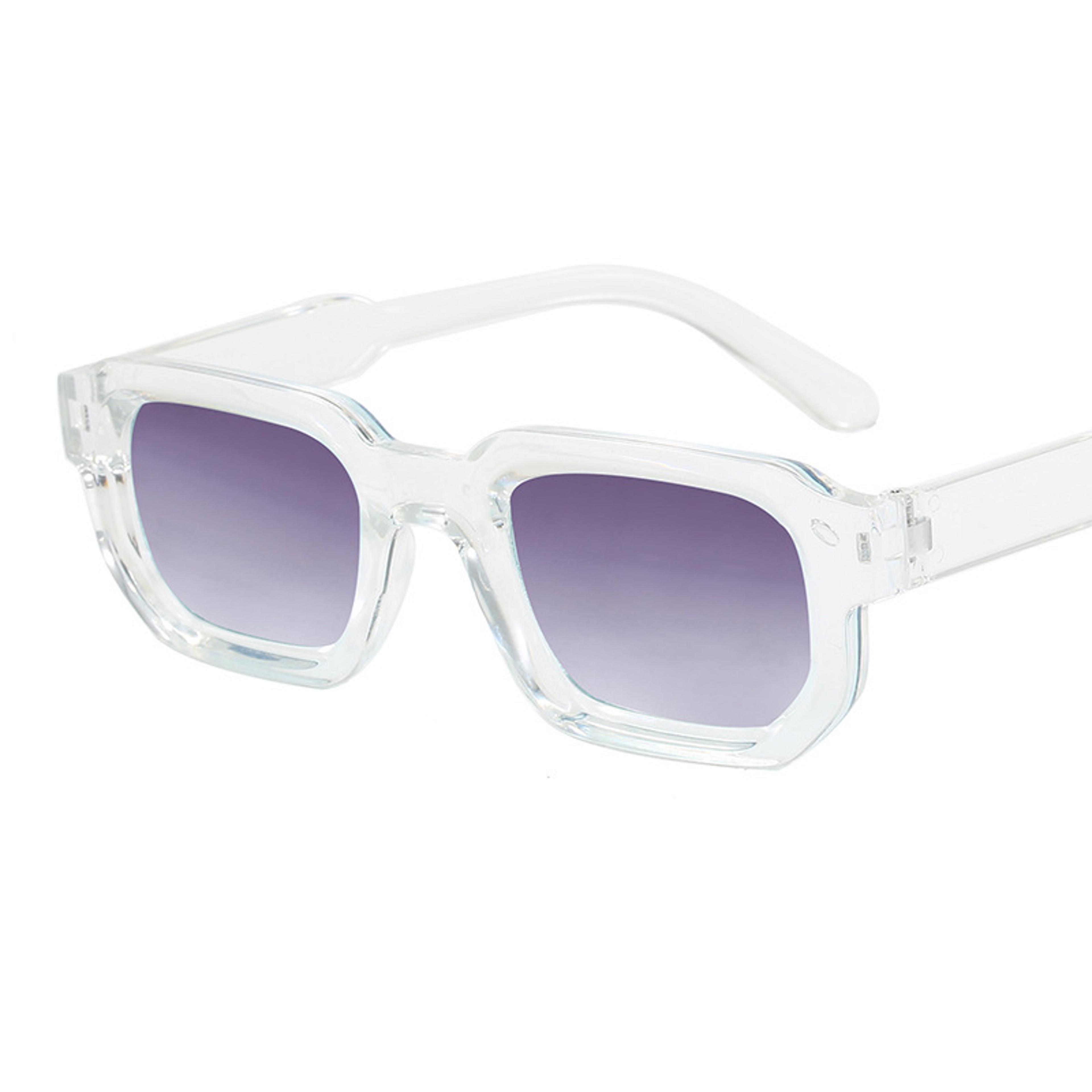 Vintage Rectangle Sunglasses Retro Unisex Fashion Shades 4