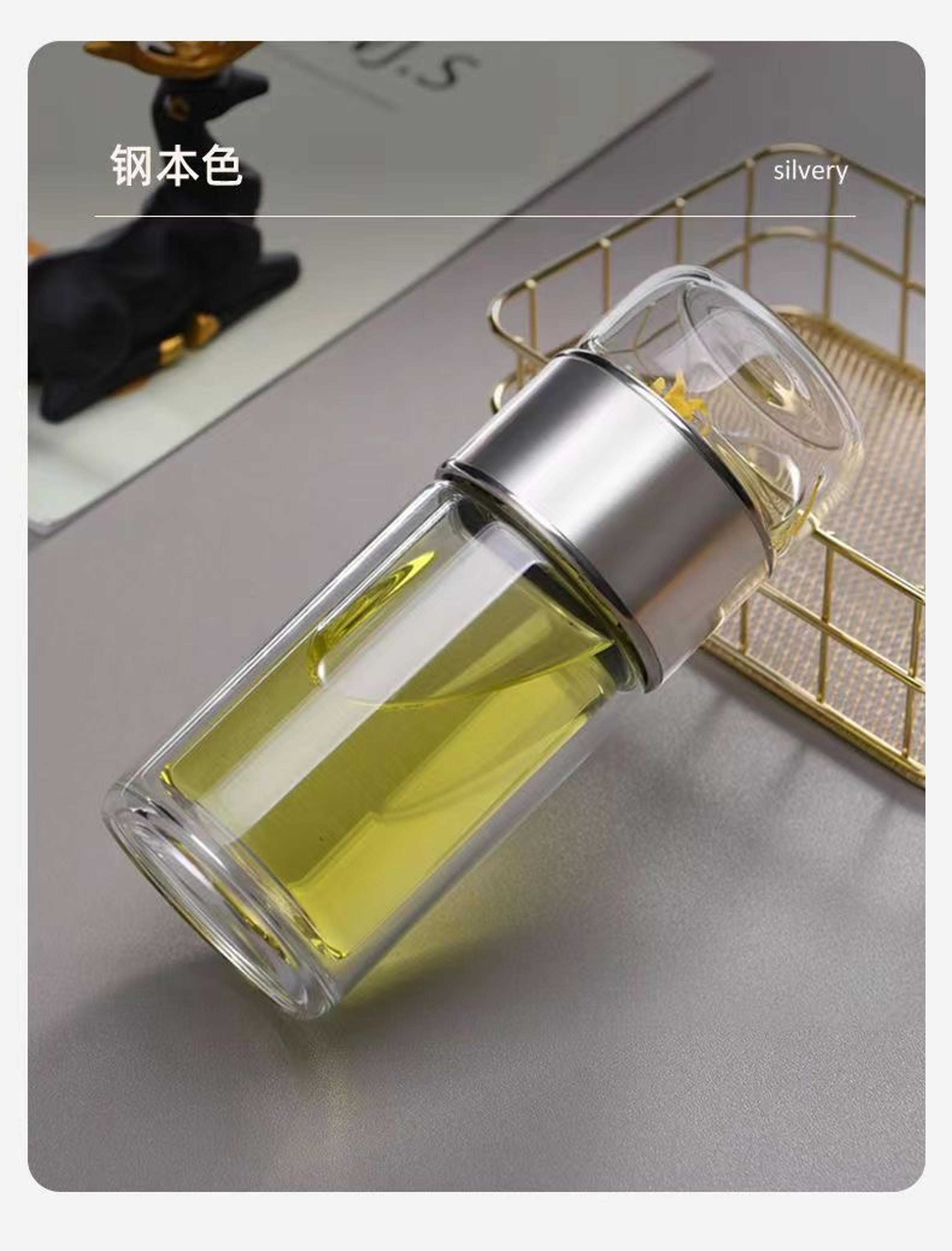 High Borosilicate Glass Tea Water Bottle Double Layer Infuser Tumbler Drinkware With Tea Filter 6