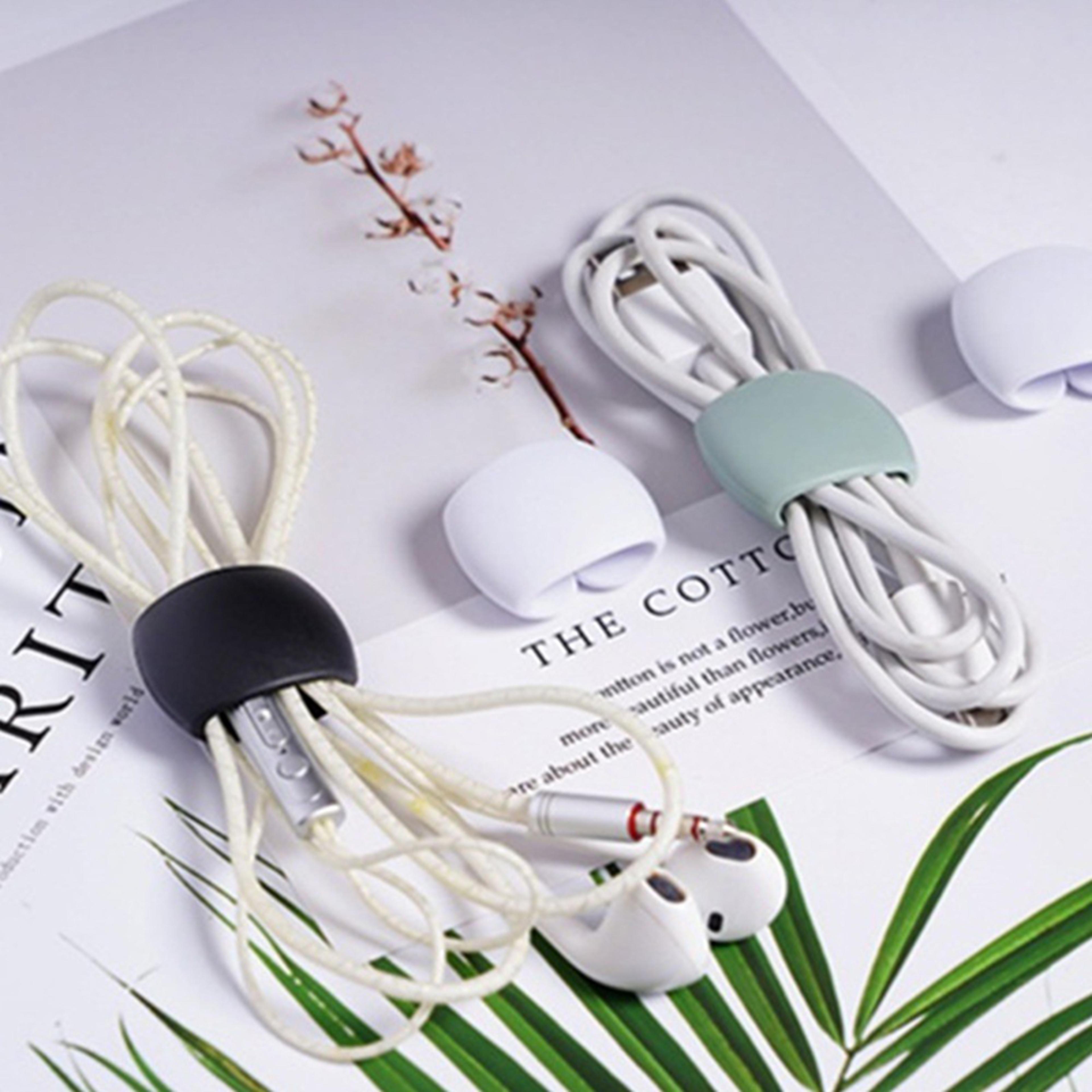 Earphone Charging Cables Storage Buckle Data Cord Clip Decoration Travel Charge Cable Protectors Or
