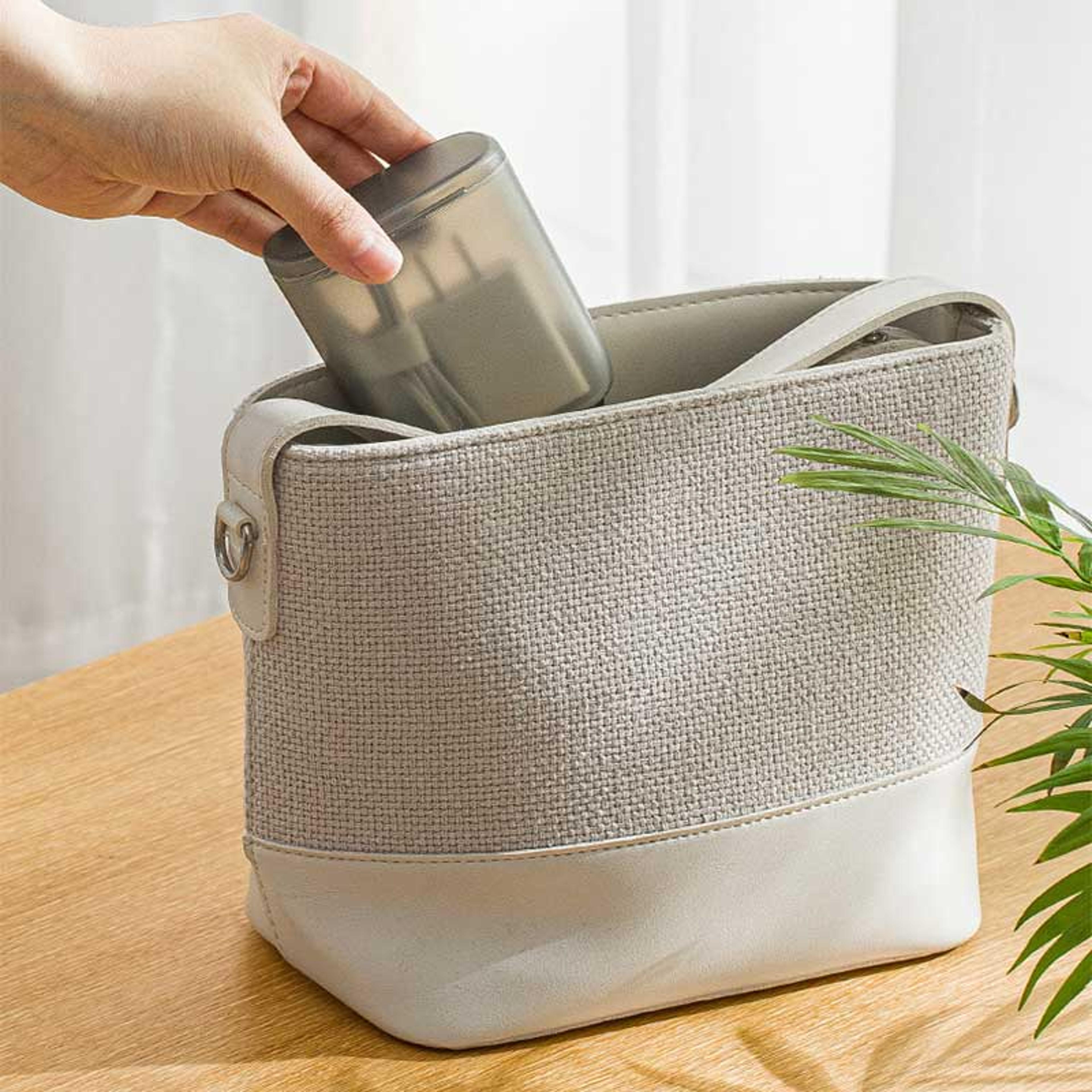 Travel Earphones Charger Cord Storage Box Desktop Data Cable Organizer For USB Cable Wire Managemen 4
