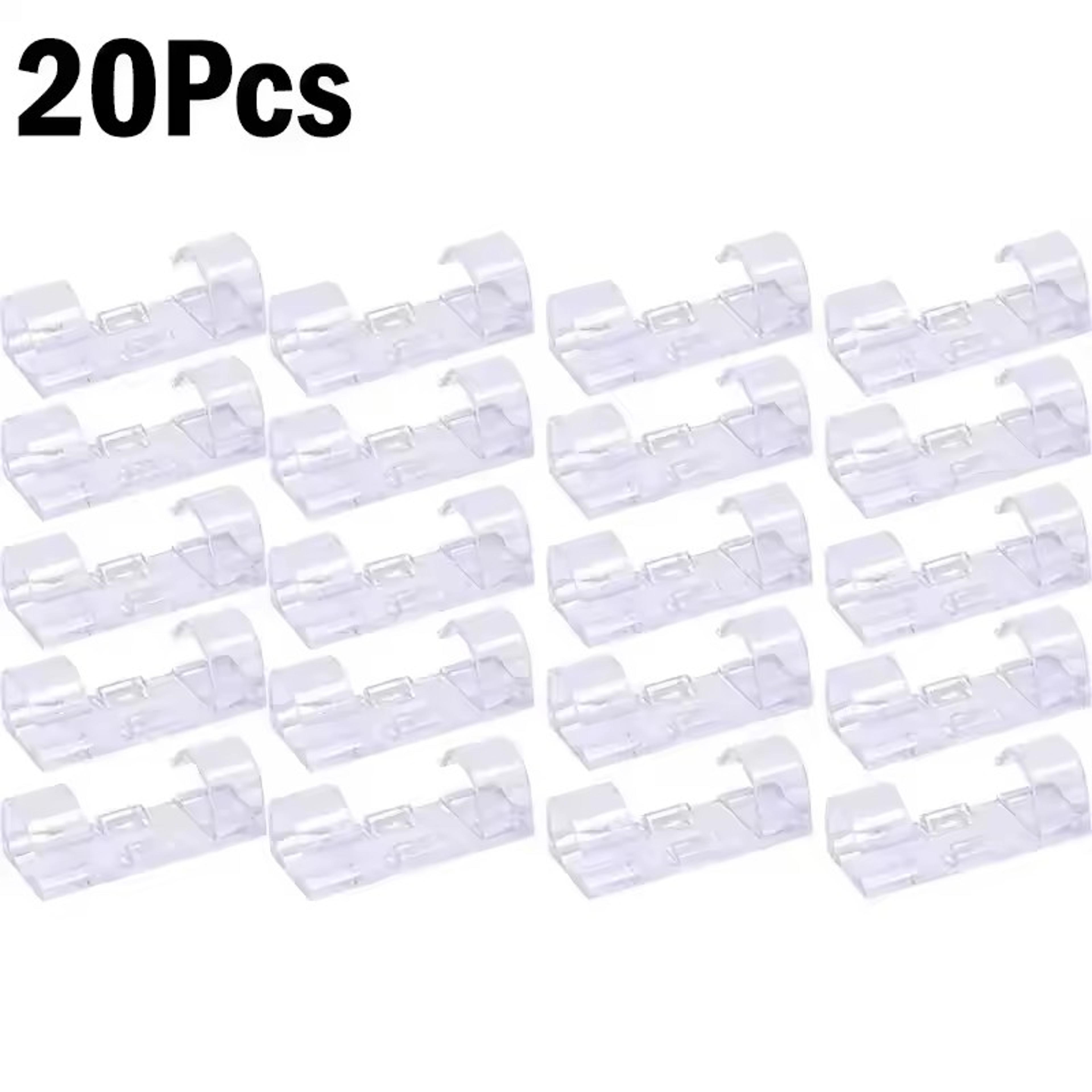 Wire Holder Cable Organizer Clips Self Adhesive Cord Management For PC Mouse USB Power Cord Desk Wa