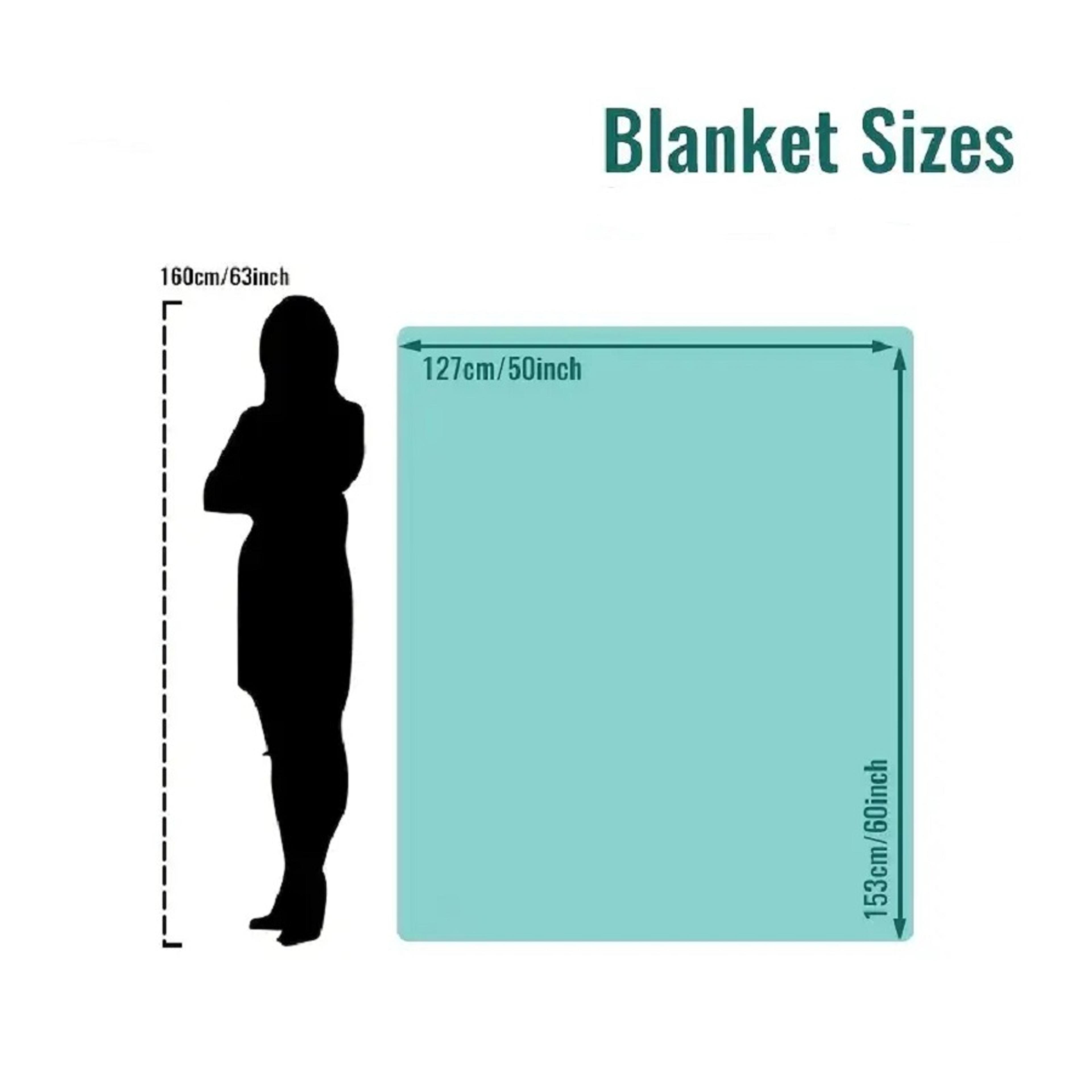 Electric Heating Blanket Soft Heated Throw Blanket Heating Levels Auto Off 5