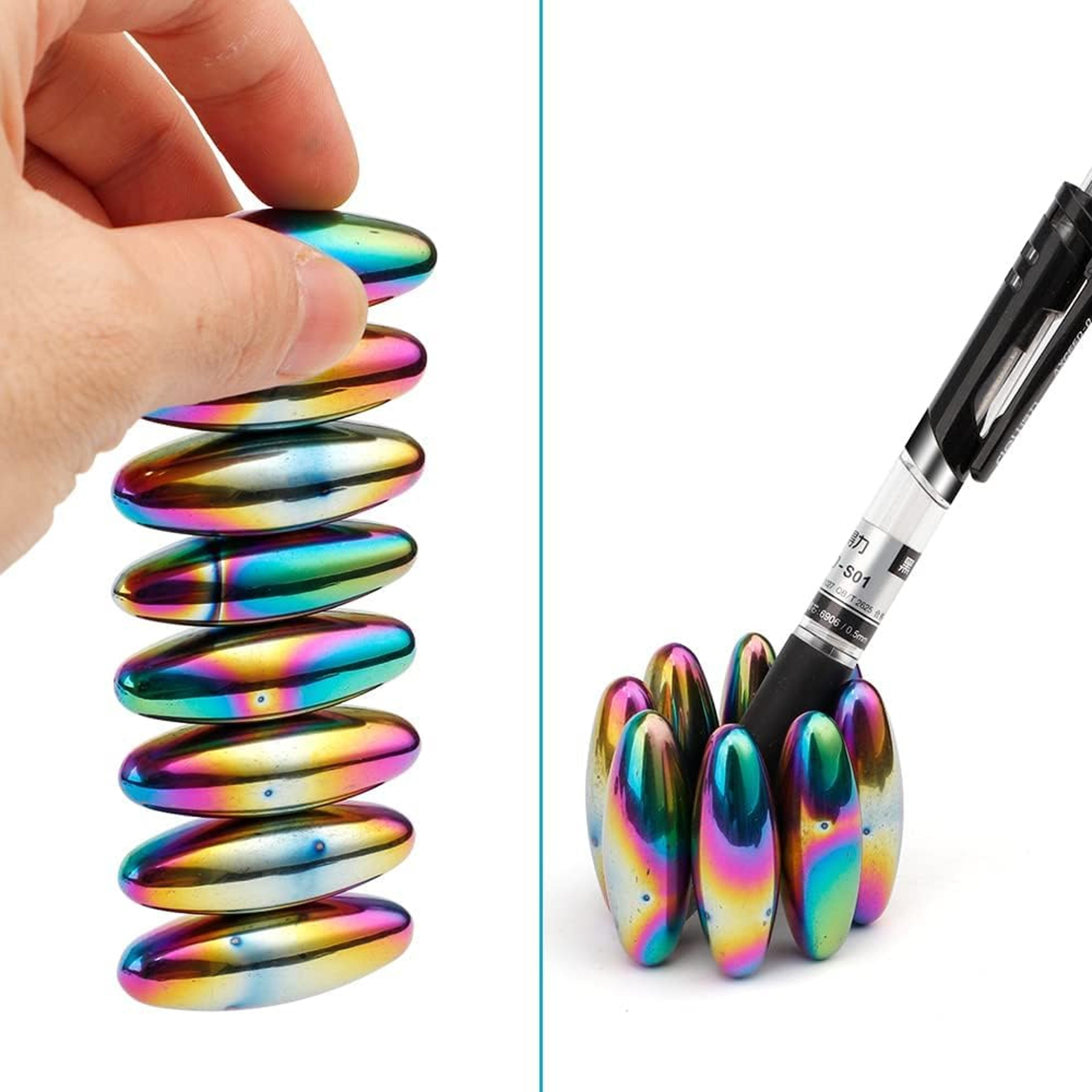 Magnetic Bead Fidgeting Toy For Adults EDC Fidget Toys Oval Magnet Balls Anxiety ADHD Autism Fridge 1