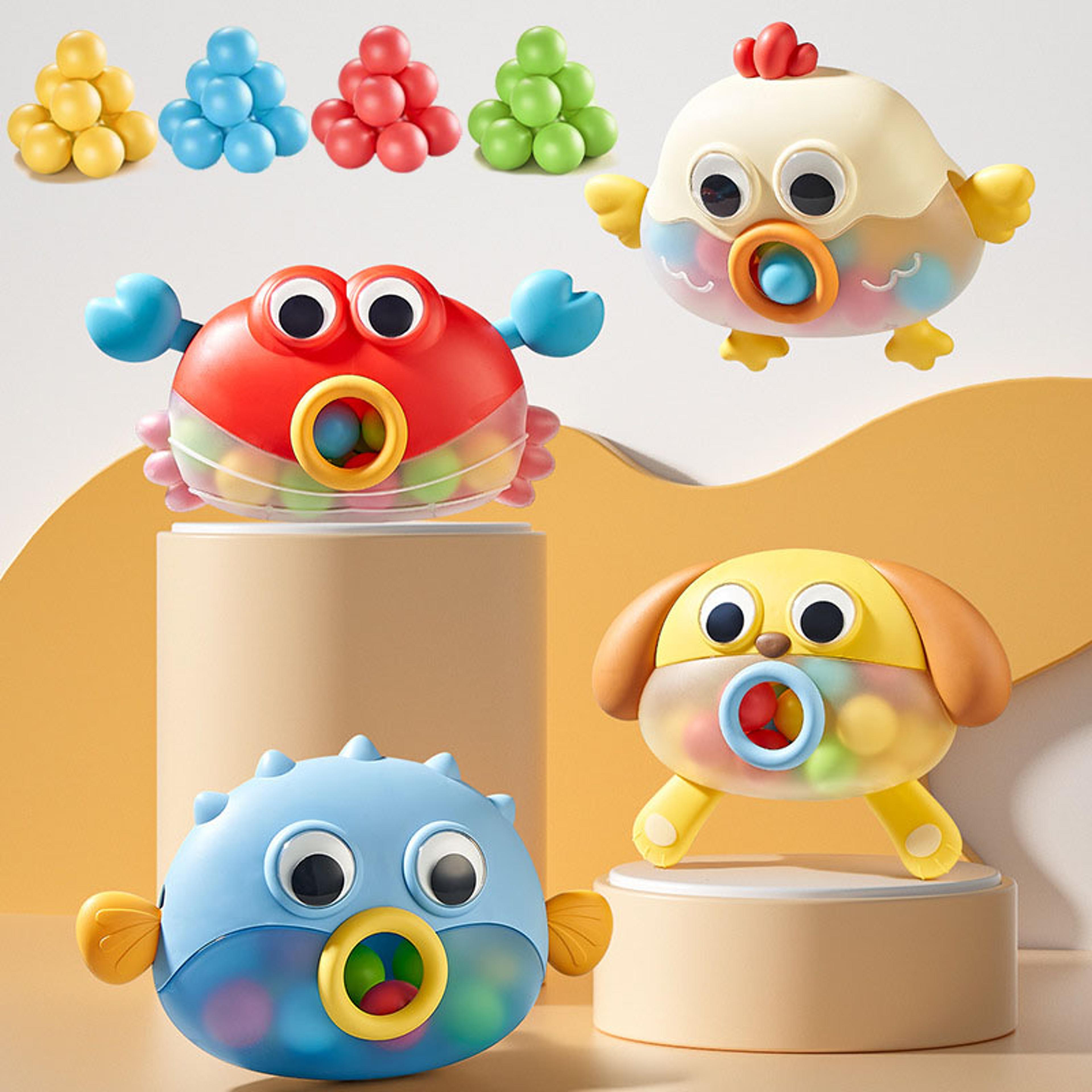 Funny Shaking Ball Outdoor Toy For Kids Sensory Physical Training Shake Chick Eggs 5