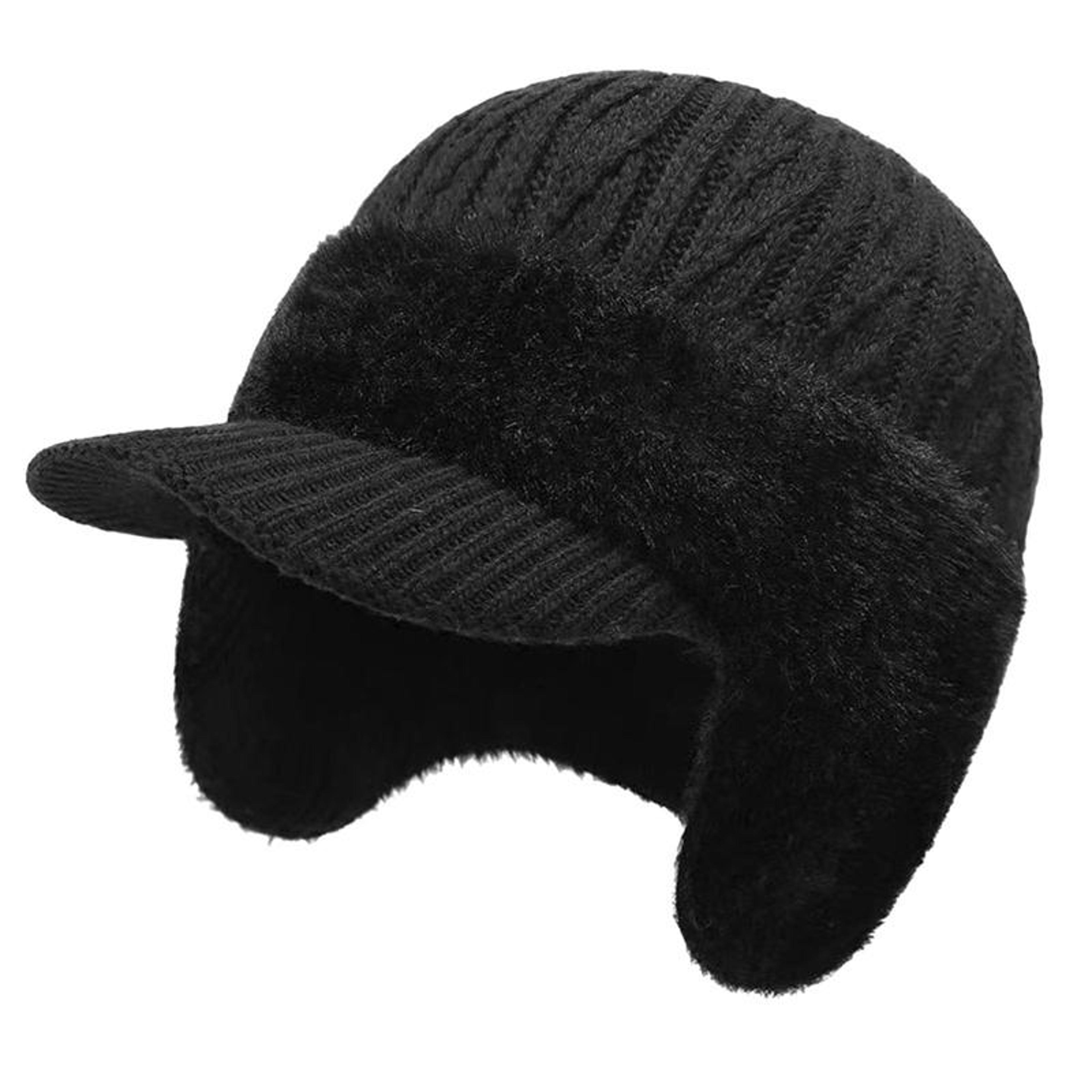 New Stylish Unisex Winter Hat Plush Fur Lined Beanie Thick Warm Earflap Cap Outdoor Ski Sports 3