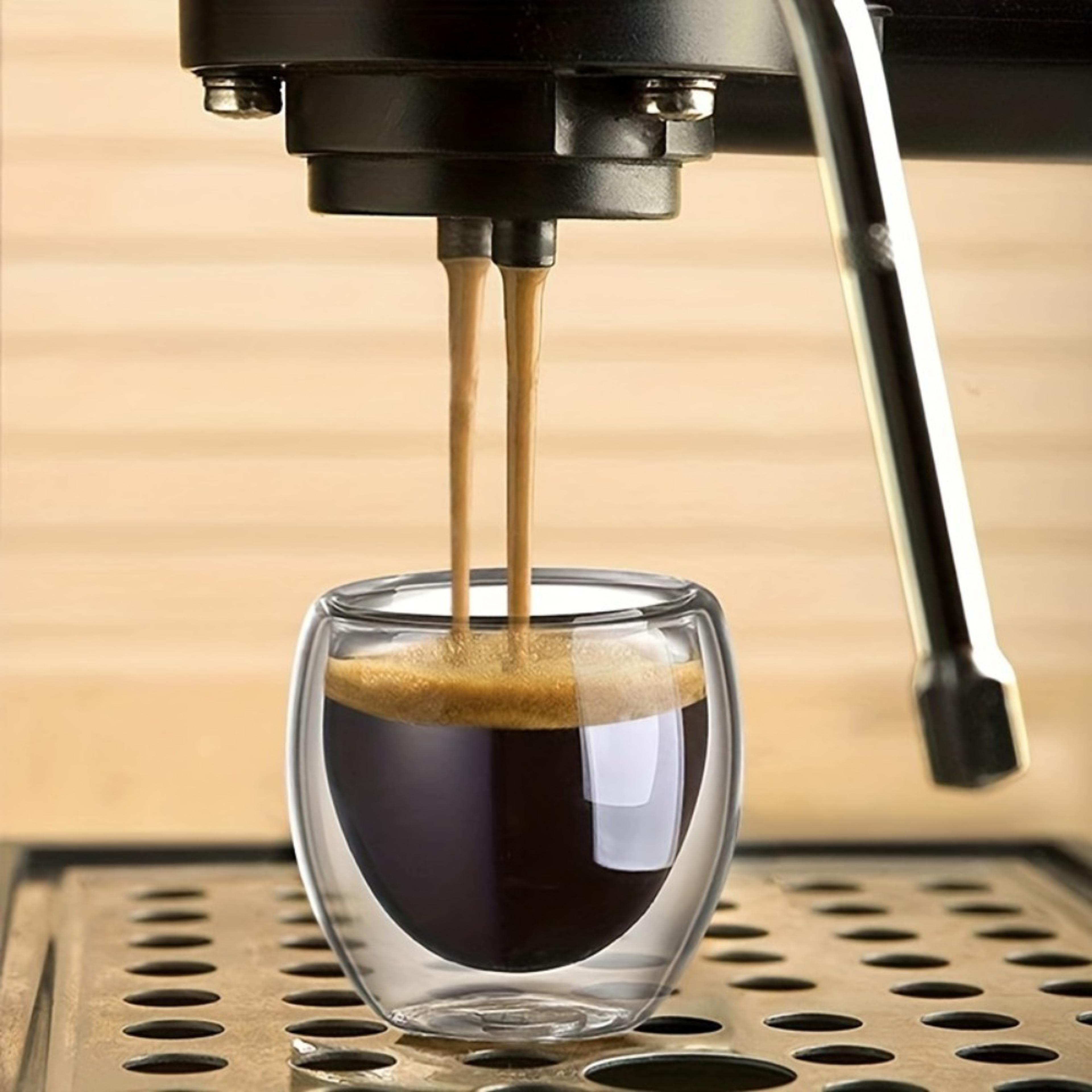 Clear Glass DoubleWall Insulated Espresso Cups Perfect For Tea Coffee Latte Milk Cafe Restaurant Us 2