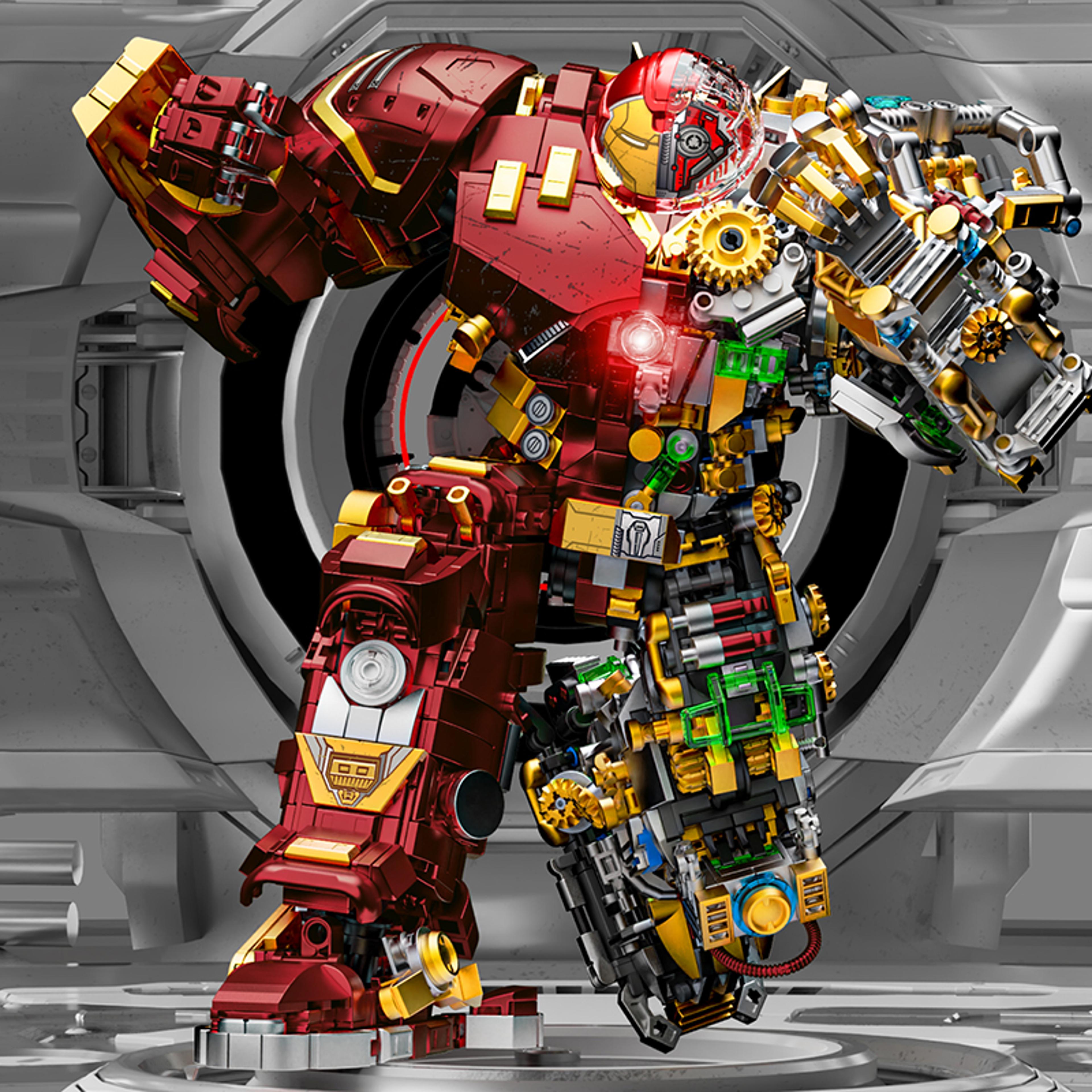 Iron Heroes Blocks Mech Building Sets Action Figures For Kids And Adults 3