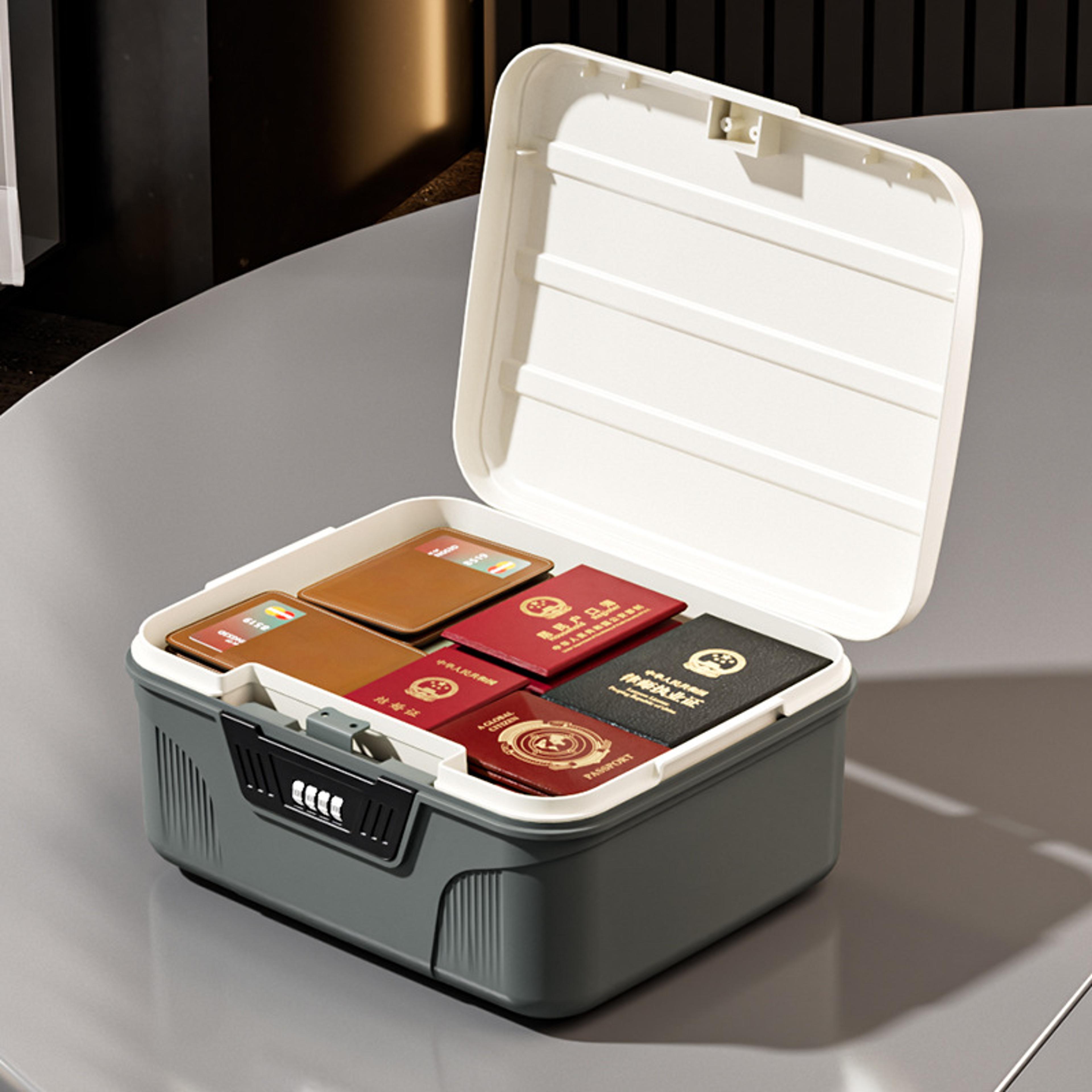 Portable Organizer Case With Digital Password Lock For Jewelry Passport Medicine Household Cash Pri 3