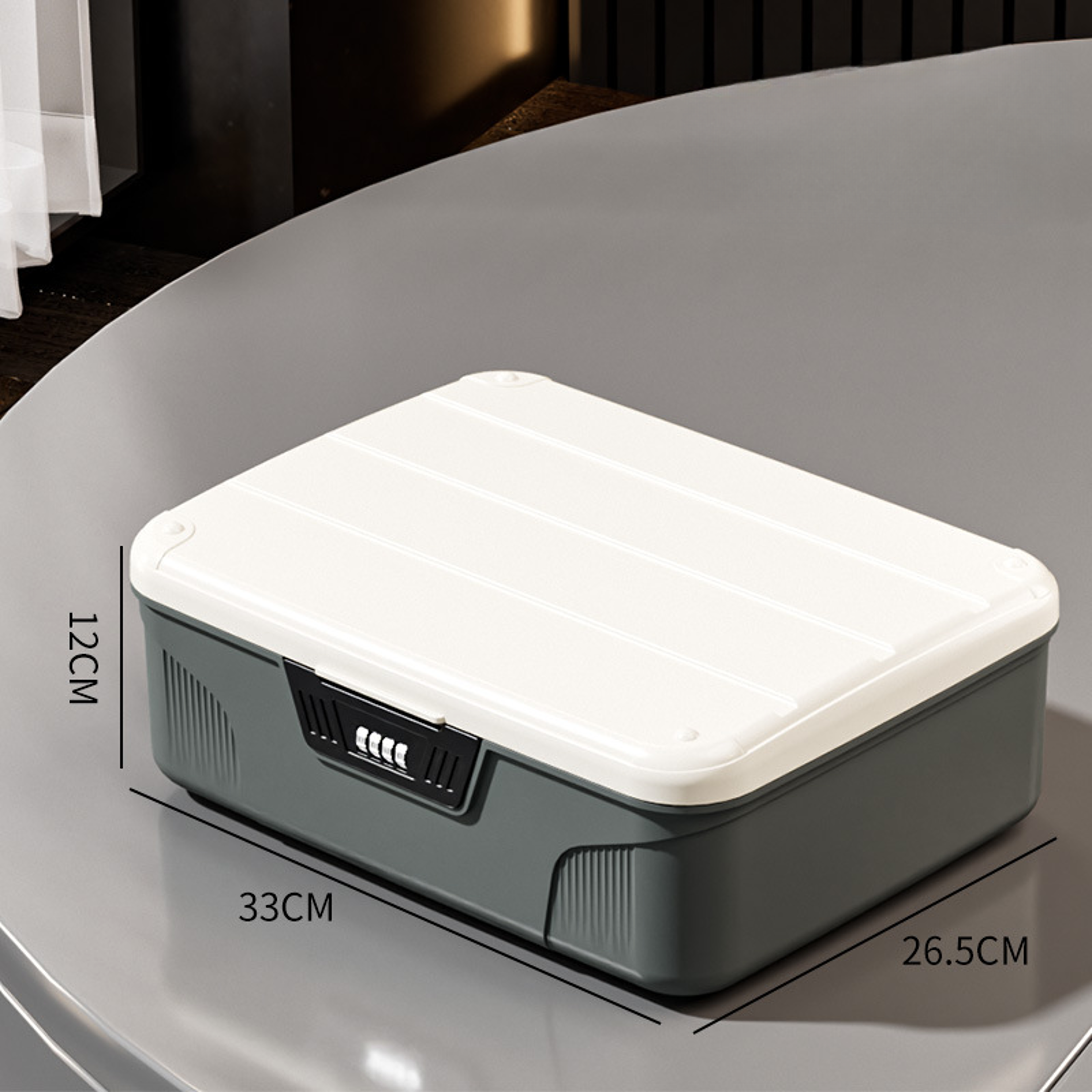 Portable Organizer Case With Digital Password Lock For Jewelry Passport Medicine Household Cash Pri 11