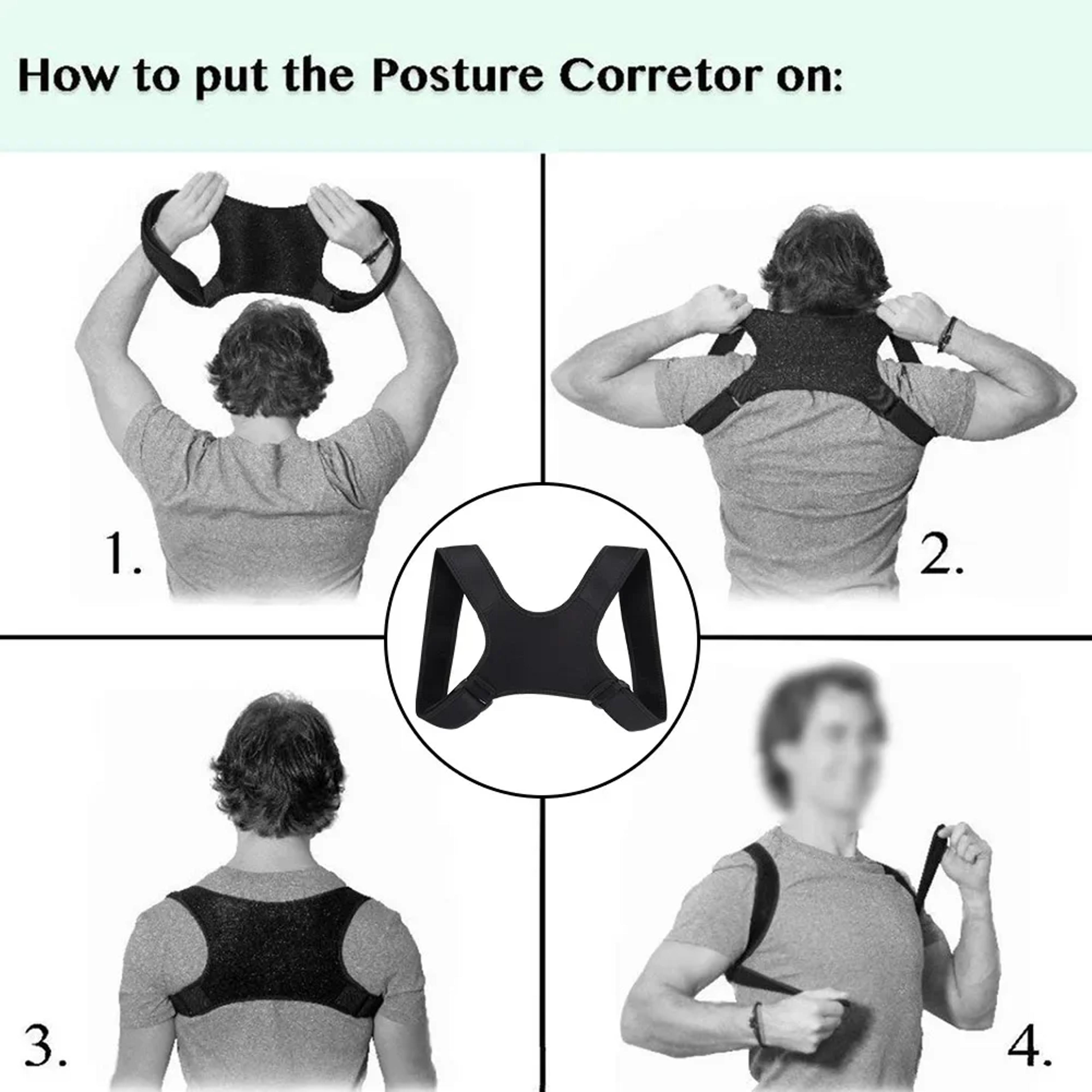 Clavicle And Spine Posture Corrector For Men And Women Adjustable Shoulder Brace For Back Fracture  3
