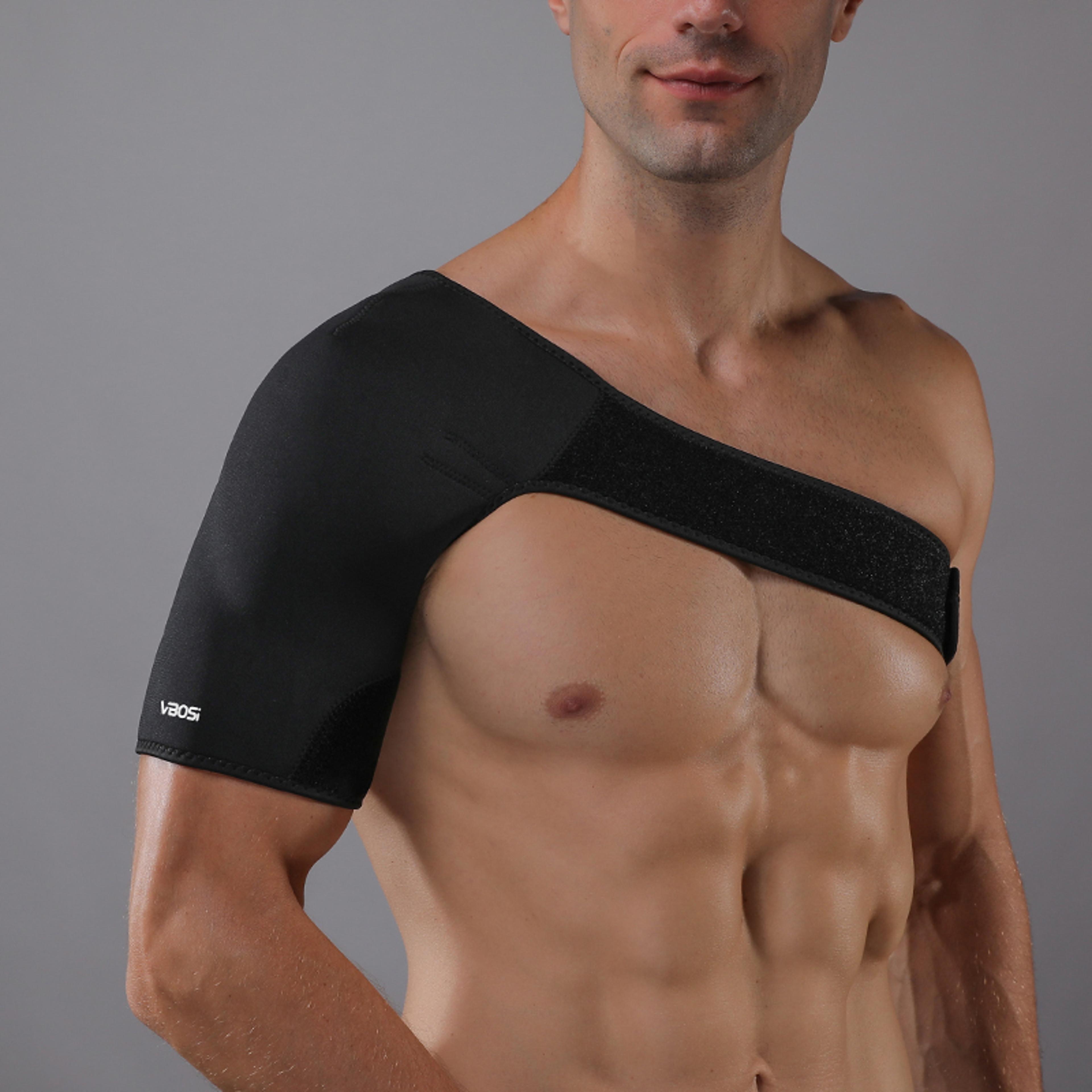 Adjustable Breathable Elastic Shoulder Support Rotator Cuff Brace For Left And Right Arm Men Women 2
