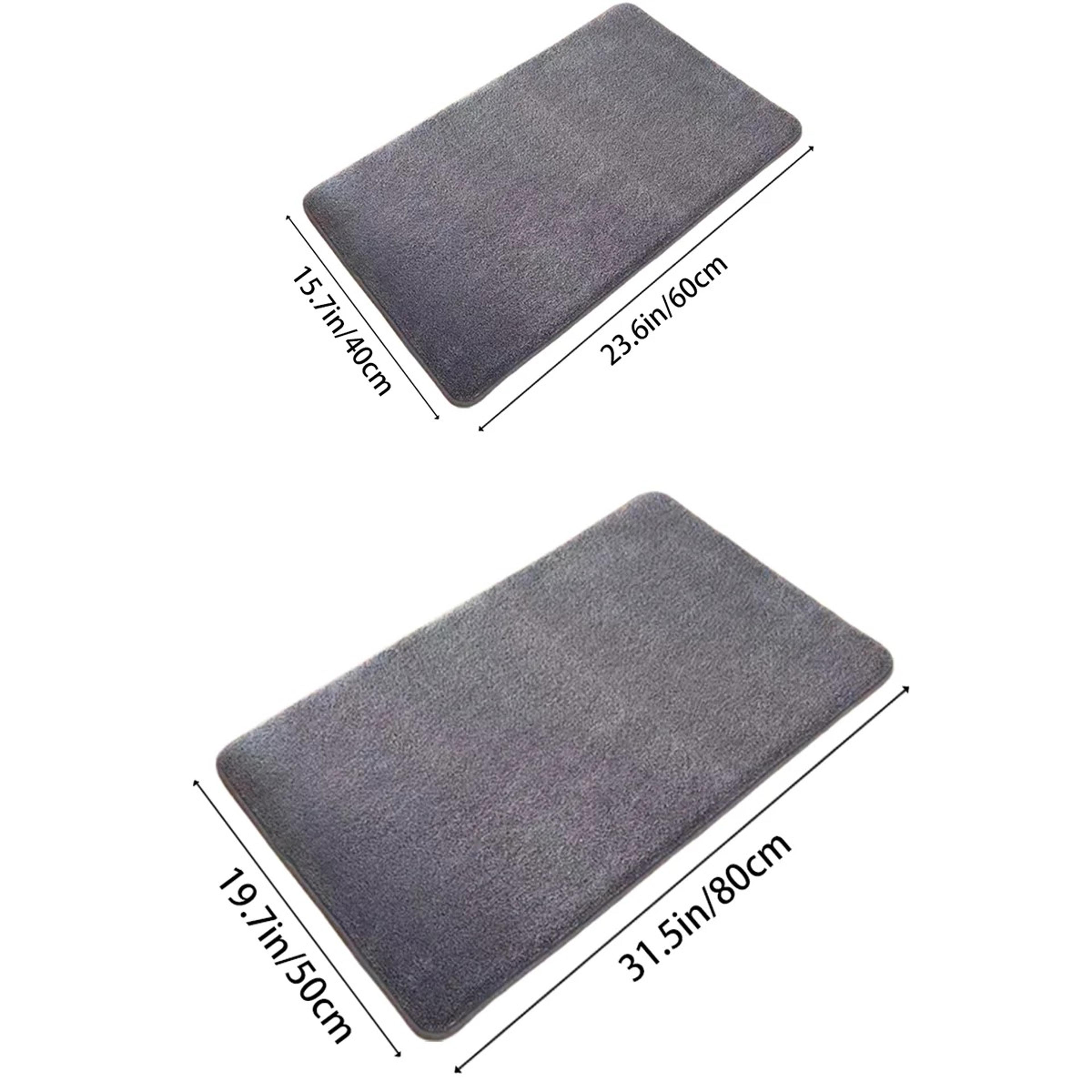 Super Absorbent Bath Mat Anti Slip Coral Velvet Bathroom Floor Mat Super Absorbent Floor Mat 8