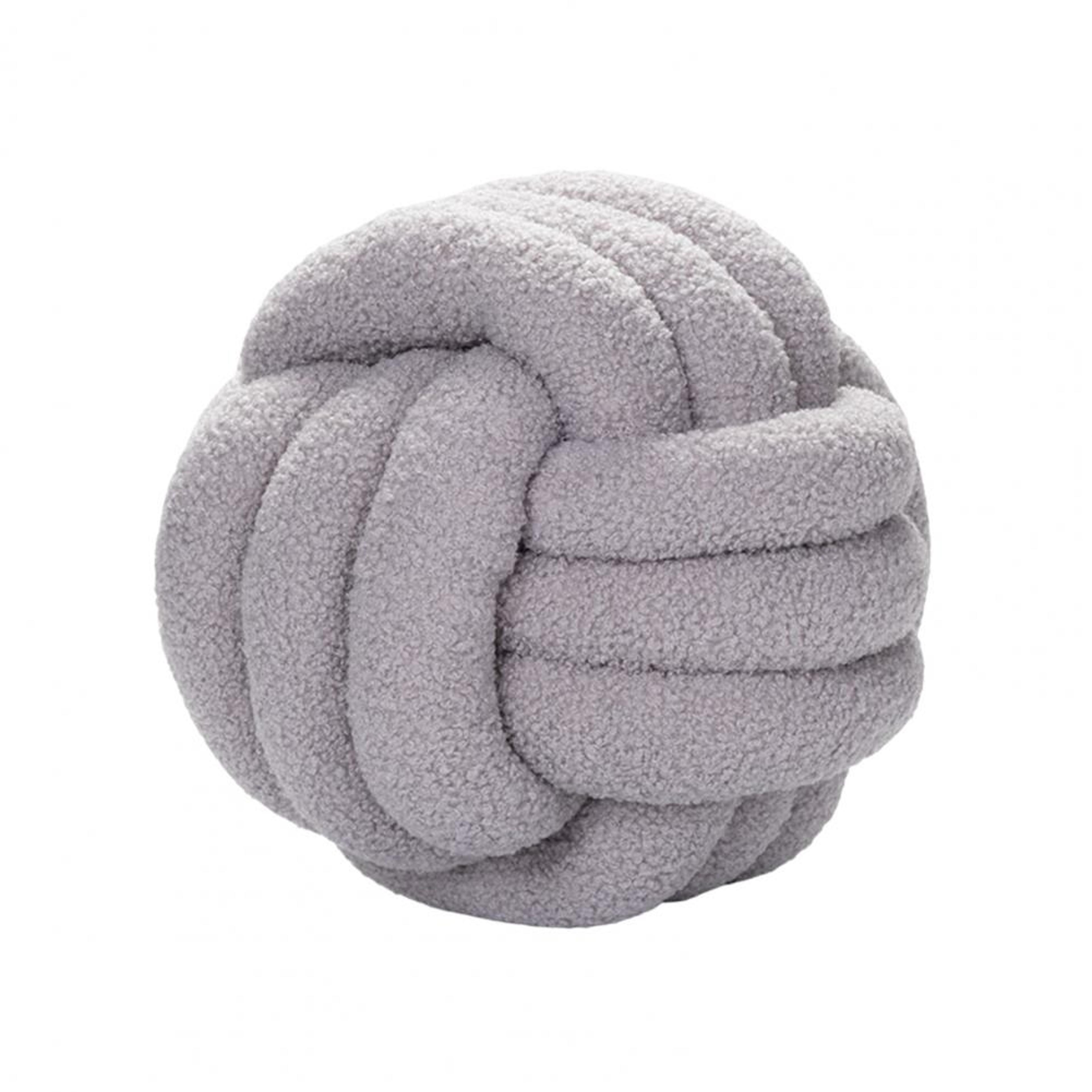 Handwoven Knotted Ball Plush Pillow Indeformable Ecofriendly Throw Pillow Back Support 9