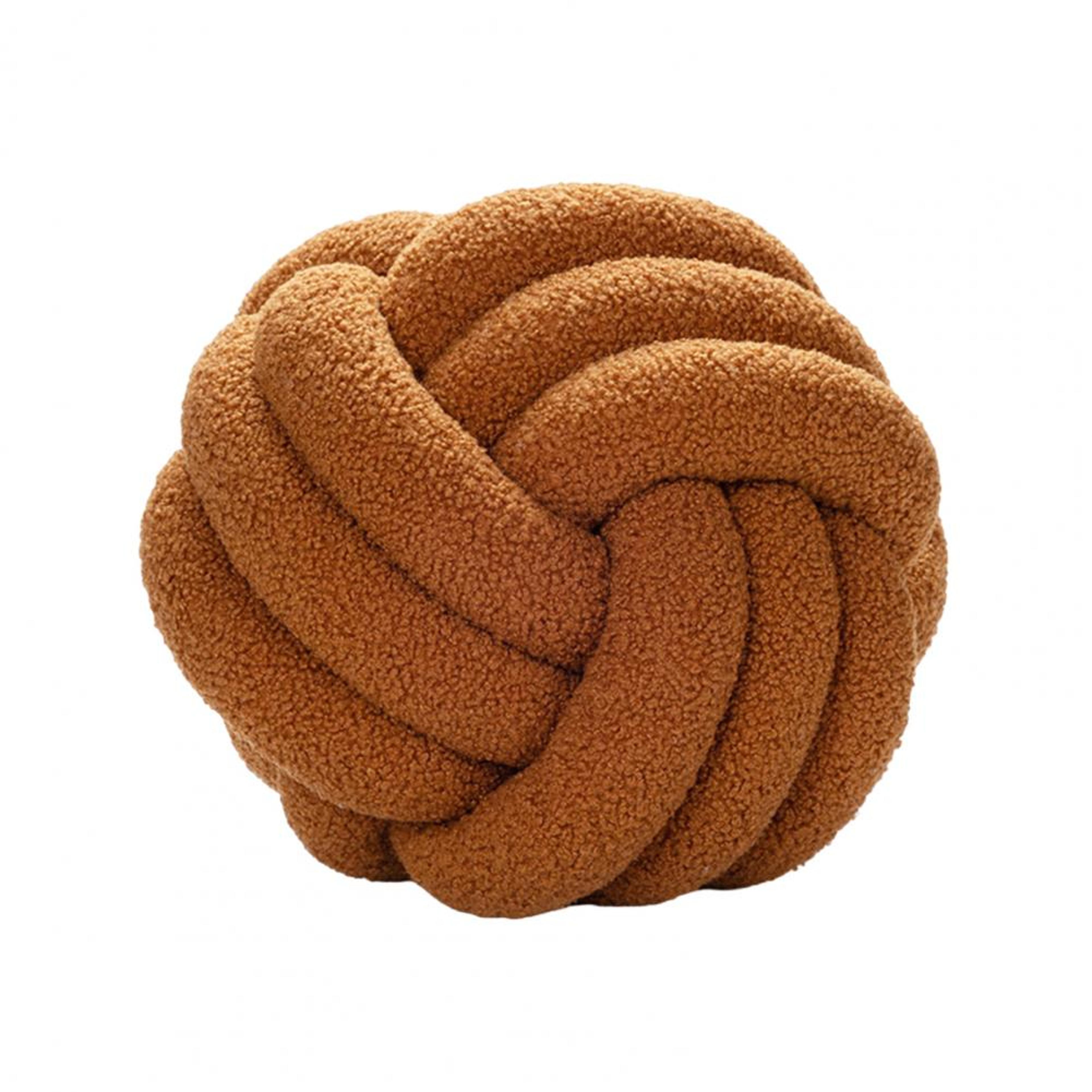 Handwoven Knotted Ball Plush Pillow Indeformable Ecofriendly Throw Pillow Back Support 10