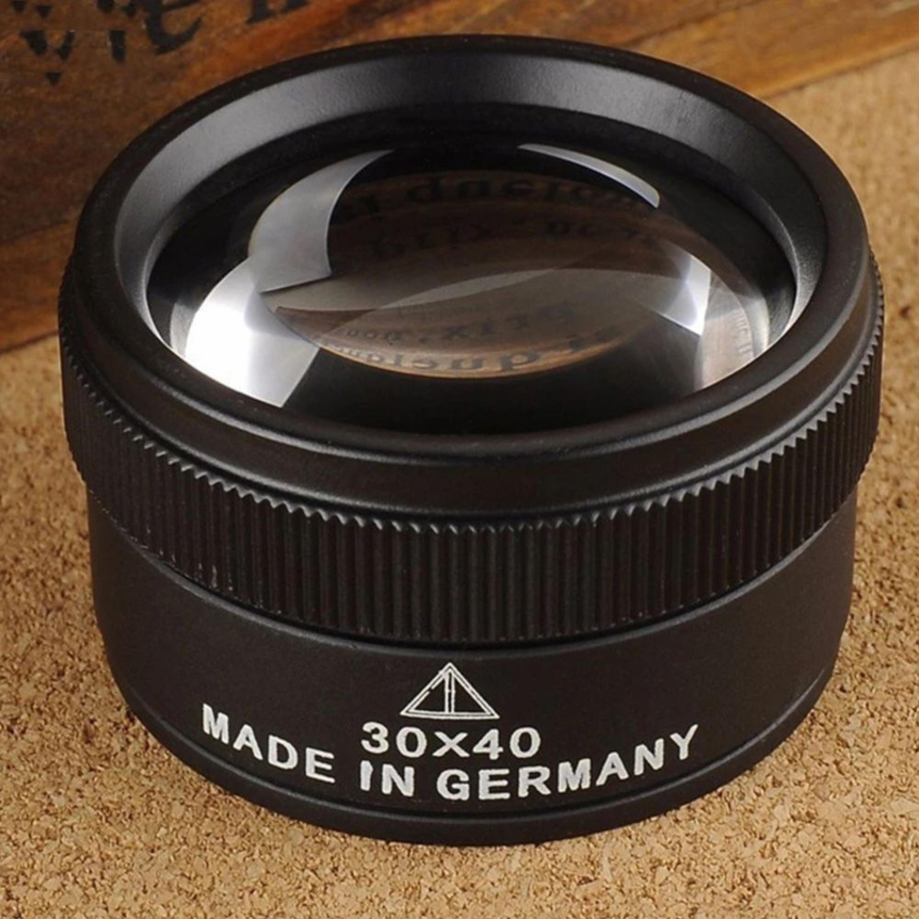 HD Magnifying Pocket Loupe Optical Glass Lens For Coins Stamps Jewelry Measuring Microscope Premium 0