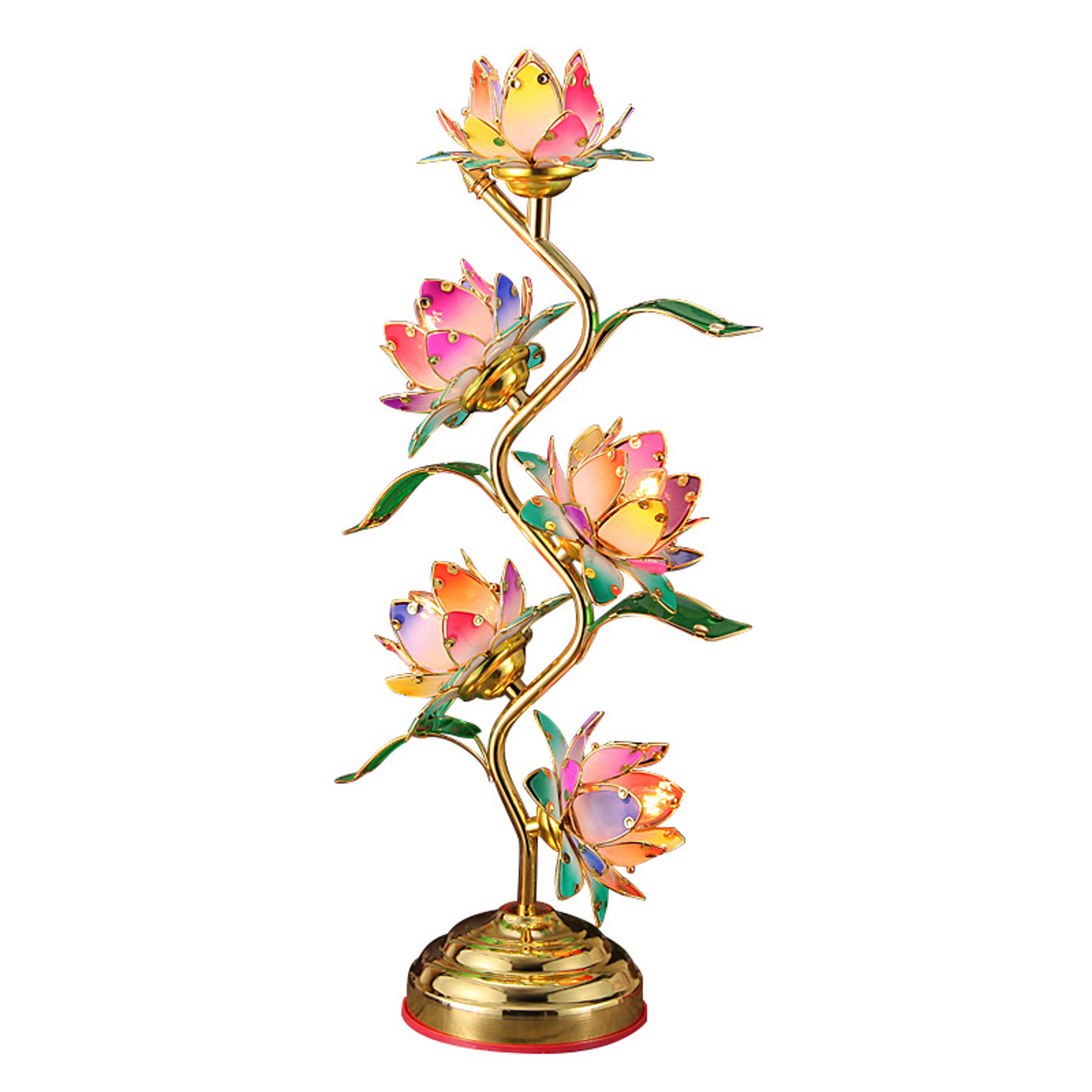 Lotus Lamp Buddha Supply Lamp 61cm Sshaped Buddhist Temple Home Decor 5
