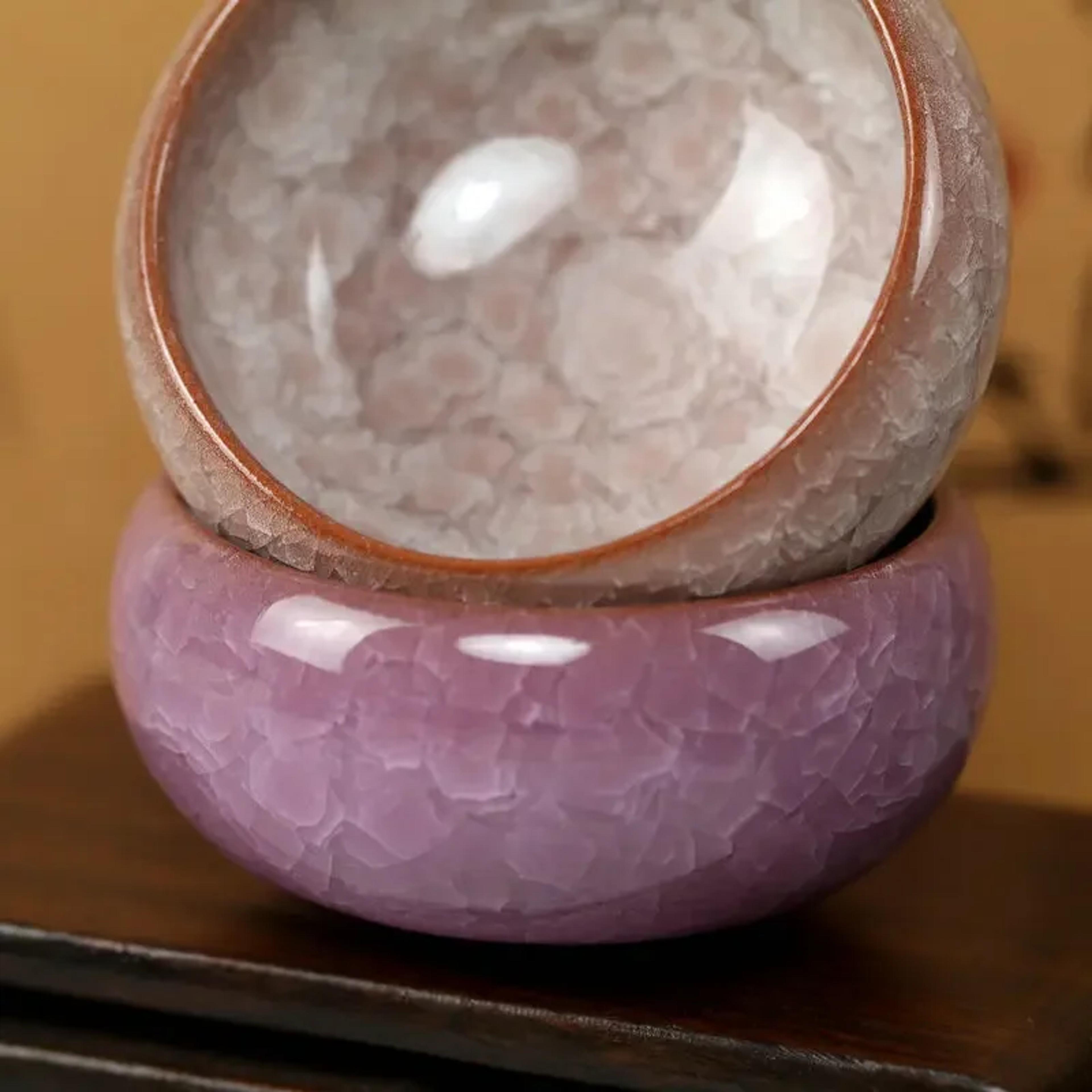 Decorative Handmade Ice Crack Ceramic Candlestick For DIY Home Wedding Party Candle Holders 3