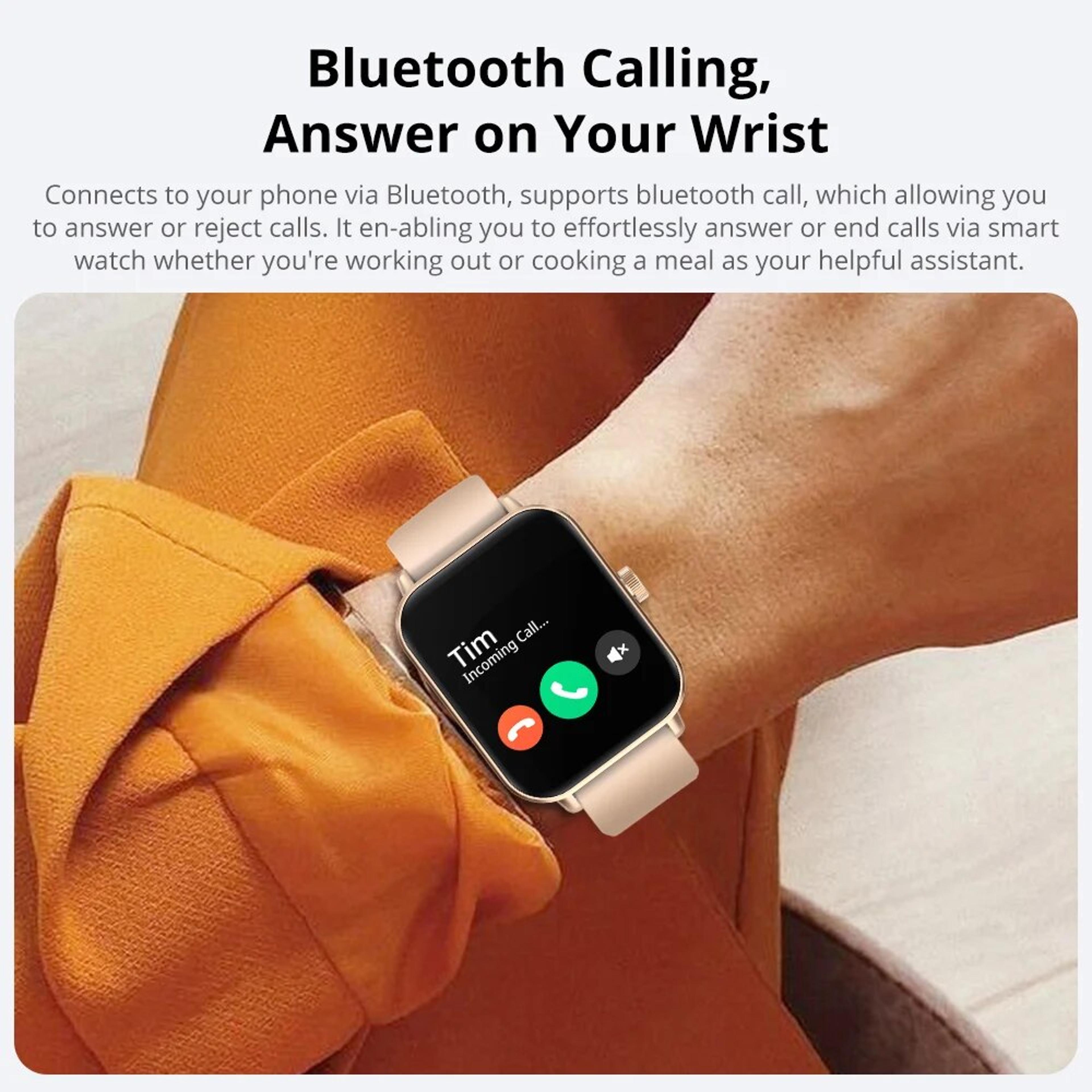 Smart Watch Ultra HD Screen Voice Calling Health Monitor Sports Modes Watch Faces Smartwatch 3