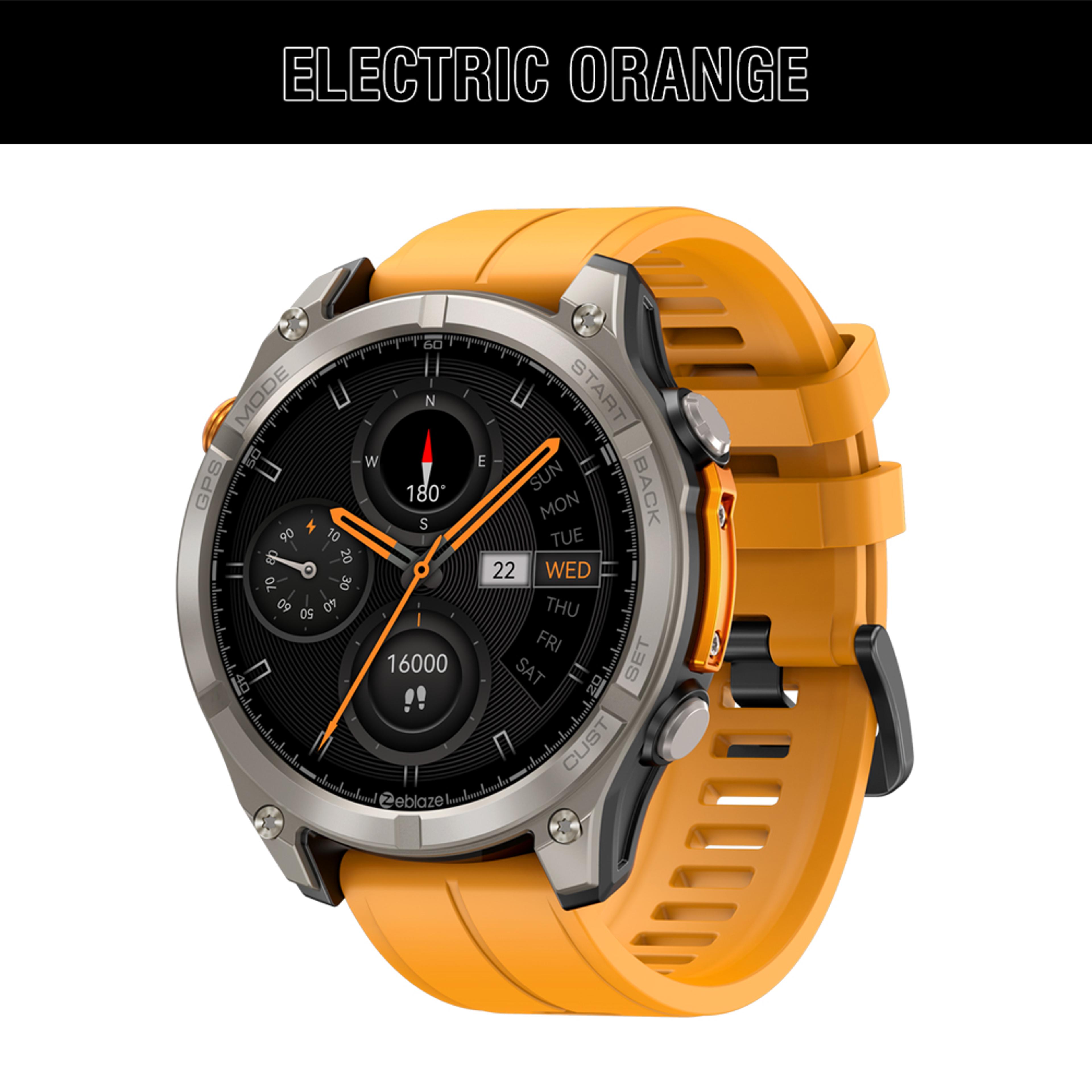 NEW GPS Smartwatch Screen With Compass Barometric Altimeter Flashlight Voice Calling 6