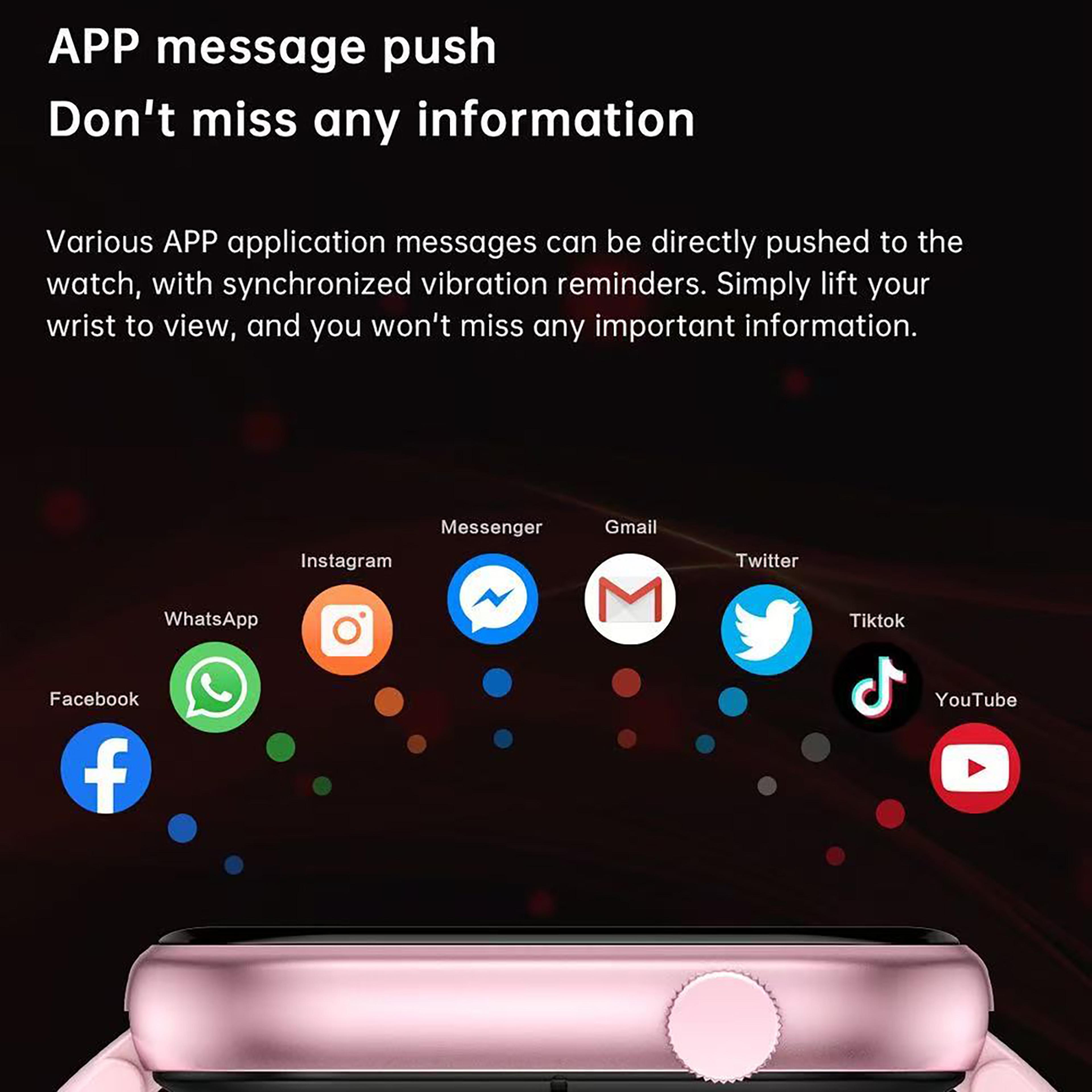 Ladies Smartwatch New Watch NFC Bluetooth Call Heart Rate Sports Voice Assistant For Women Men 1