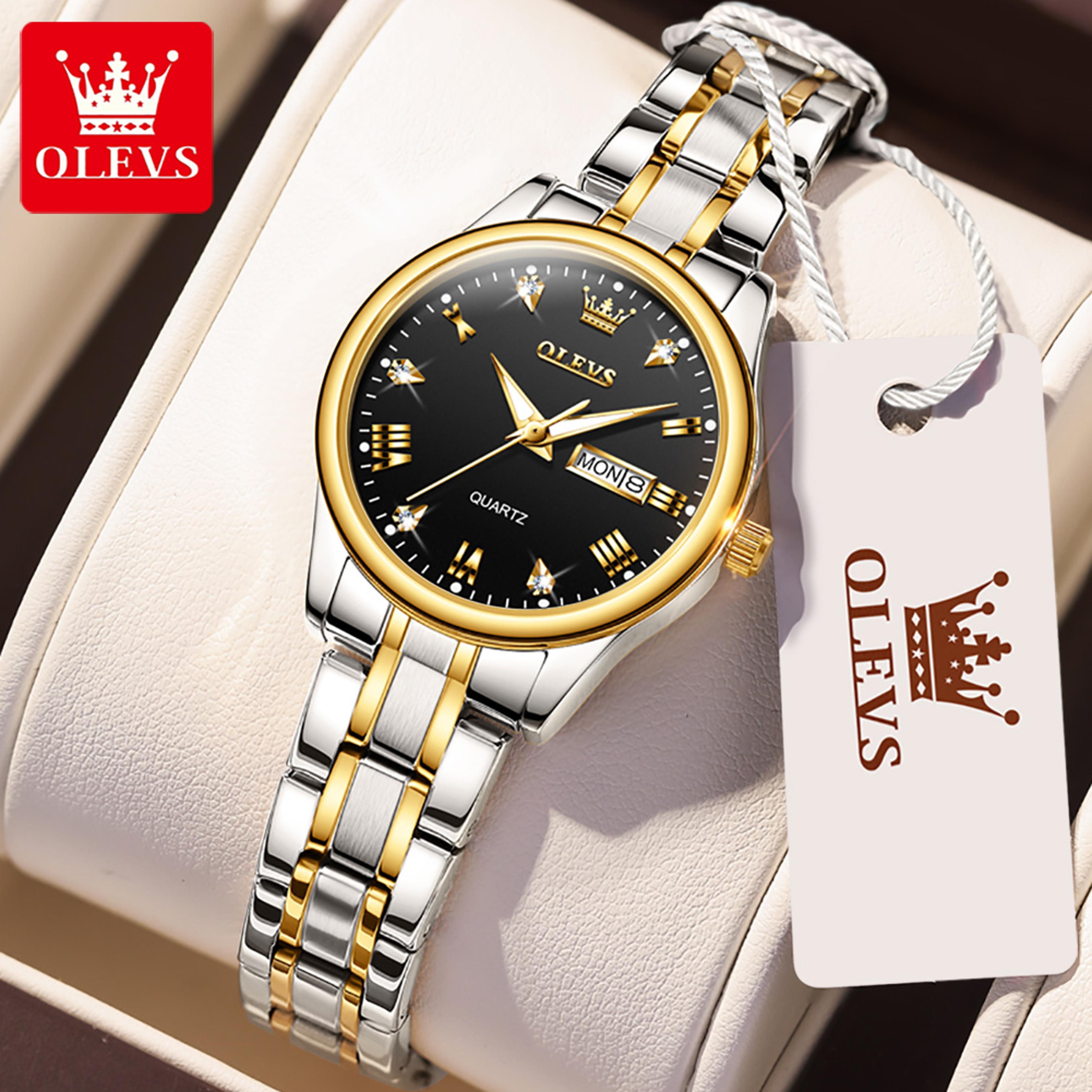 Classic Business Top Woman Watch Waterproof Ladies Wristwatch Original Quartz Watch Diamond Scale C 7