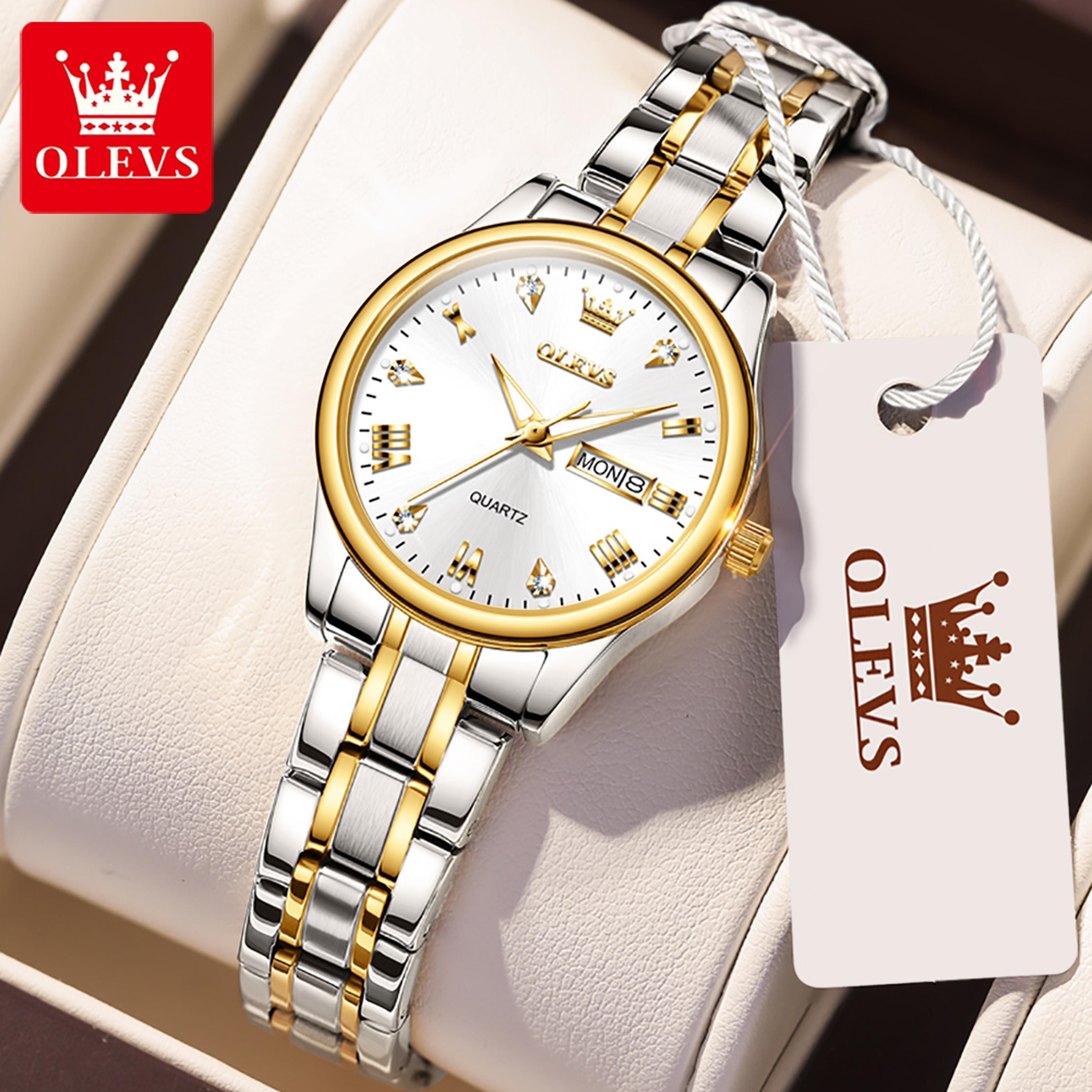 Classic Business Top Woman Watch Waterproof Ladies Wristwatch Original Quartz Watch Diamond Scale C 10