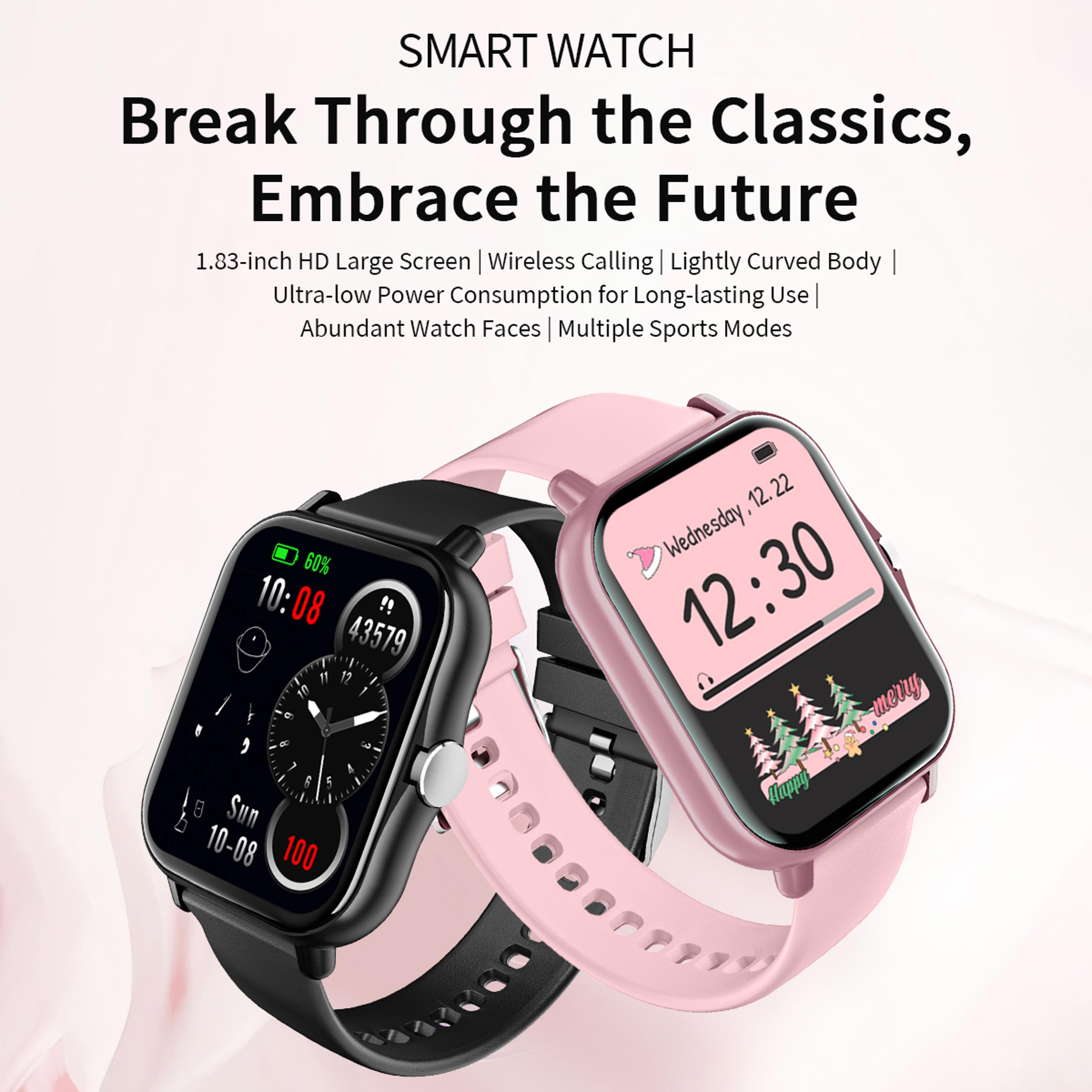 Waterproof Smartwatch BT Call HD Screen Sports Fashion Bracelet Health Sleep Monitoring For Kids Wo 1