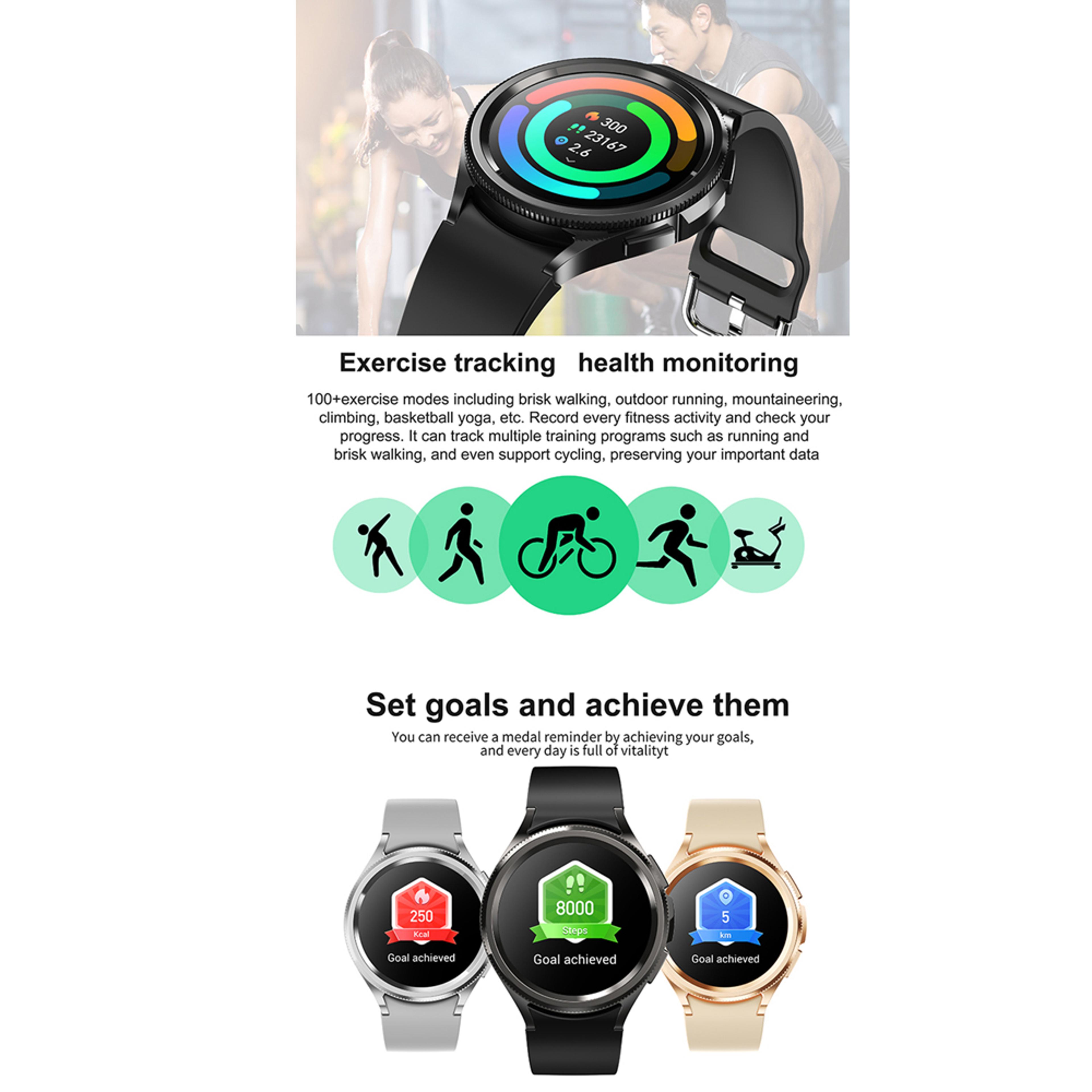 Bluetooth Call Fashion Smart Watch Mens Smartwatch Full Screen Touch Health Monitoring For Sports A 3