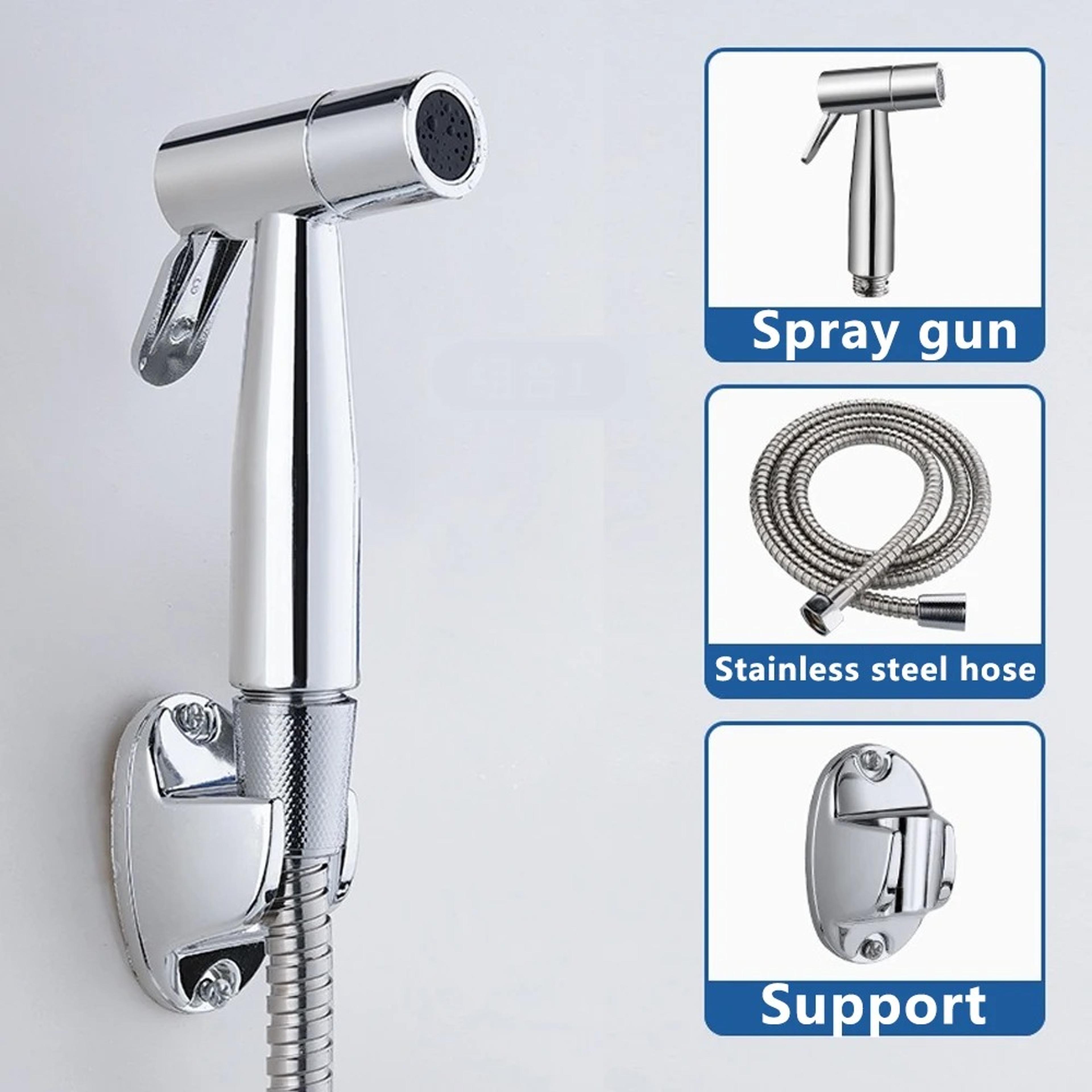 Adjustable Womens Handheld Bidet Sprayer Kit Feminine Wash Shower Head Portable Hygienic Douche For 6