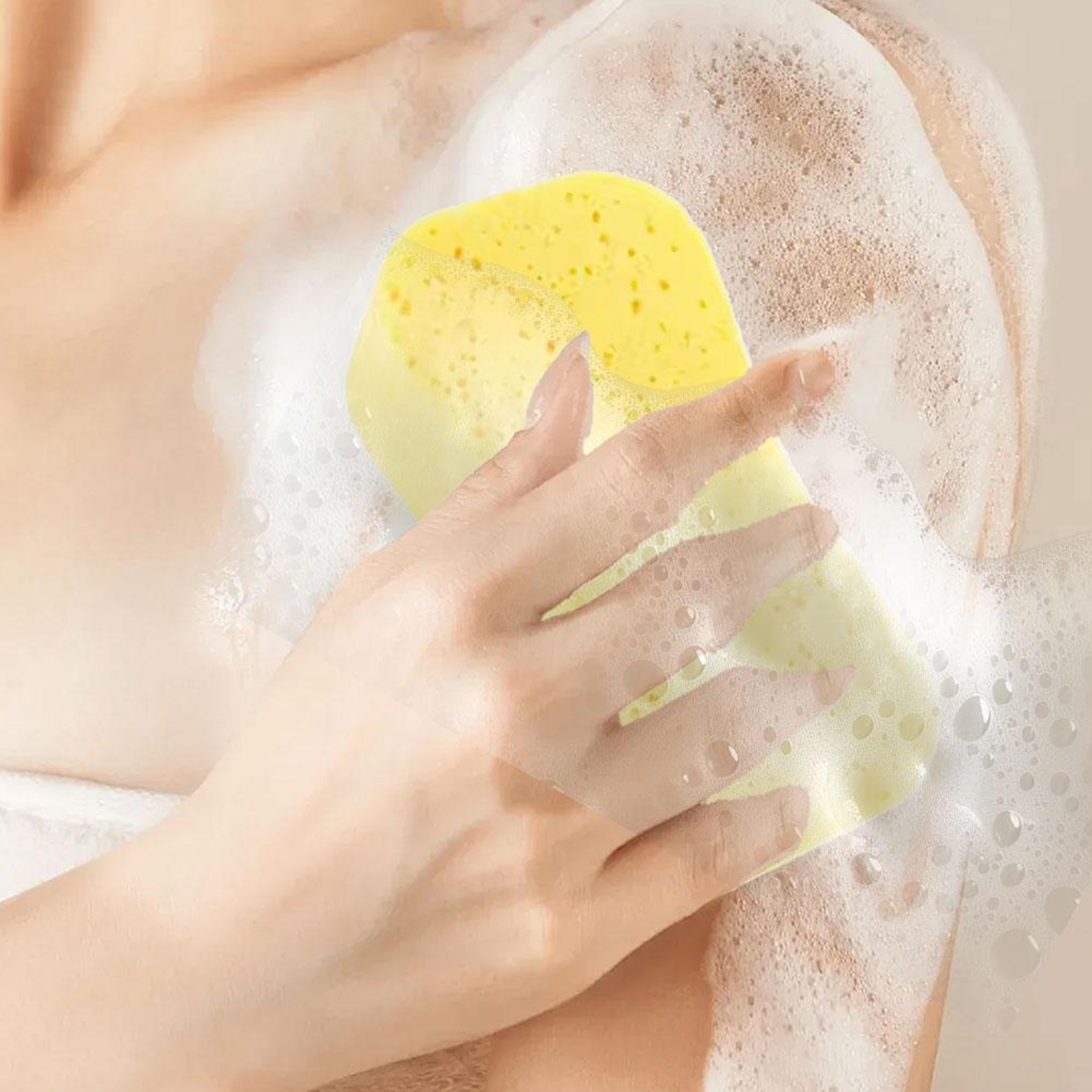 Soft Honeycomb Bath Sponge Deep Cleaning Skin Scrubber Magic Shower Brush Exfoliating Skincare Tool 3