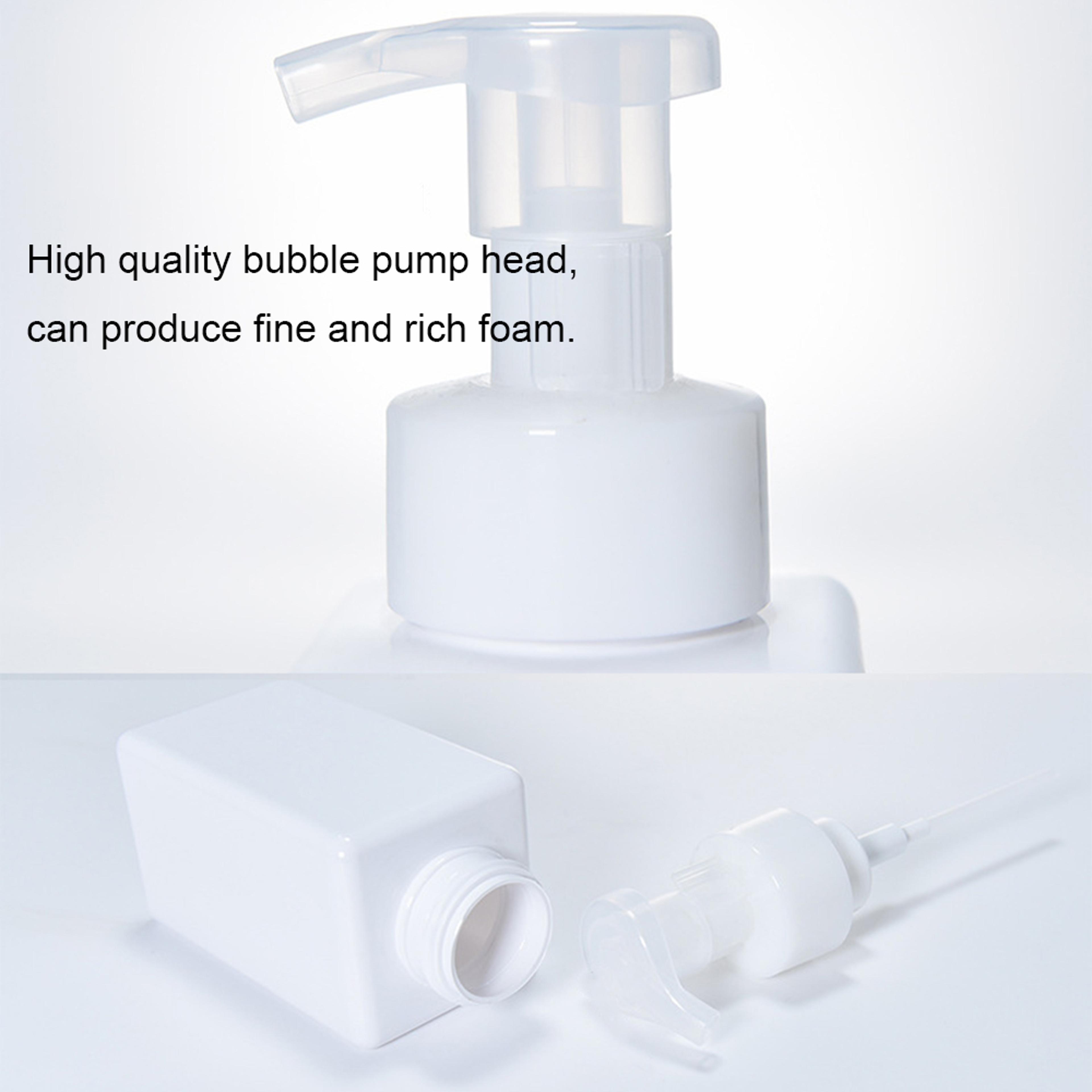 Refillable Empty Foaming Bottle Soap Dispenser For Shower Gel Lotion Shampoo Cleanser With Pump 3