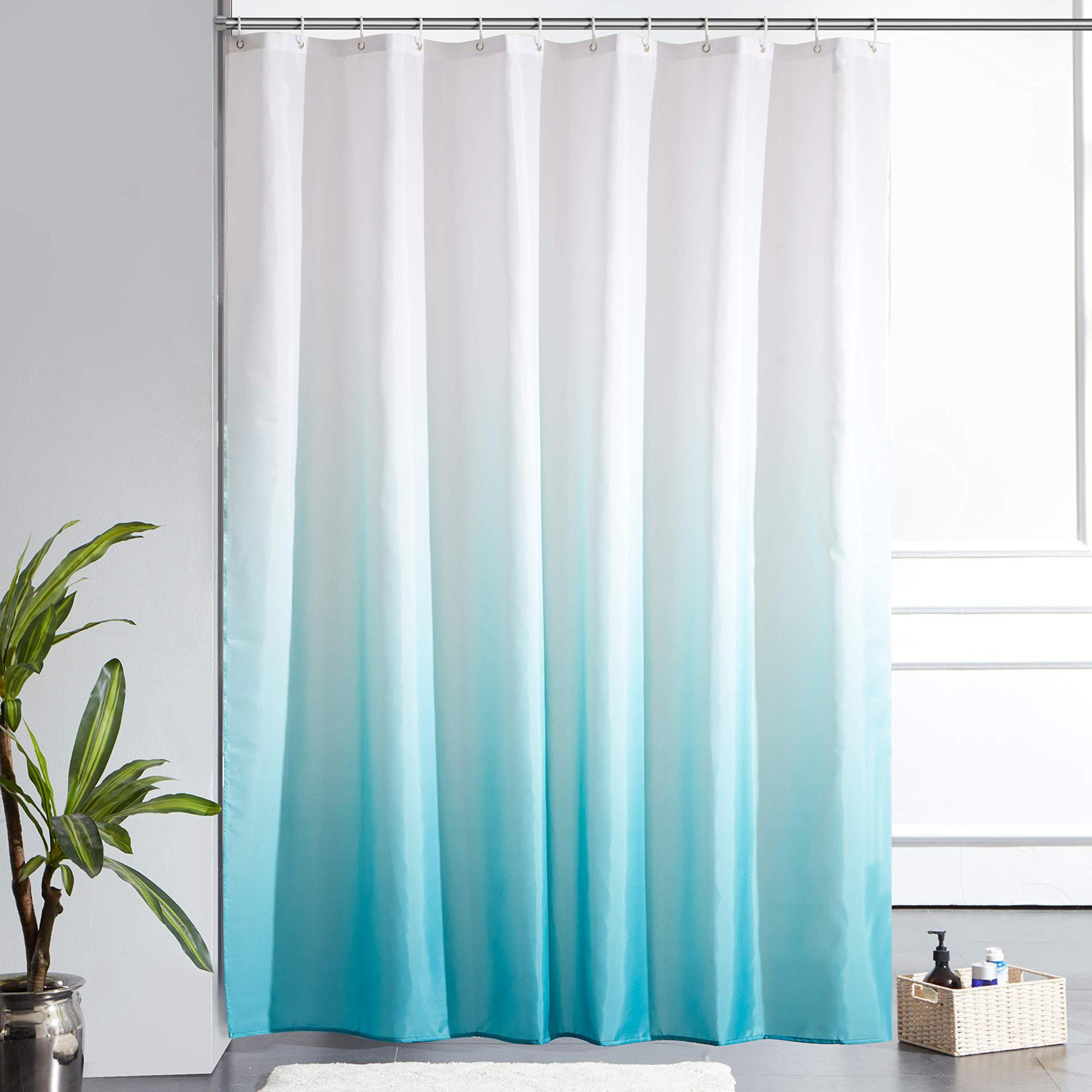 Waterproof Bathroom Curtain Gradual Change Digital Printing Polyester Thickened Shower Cover 6