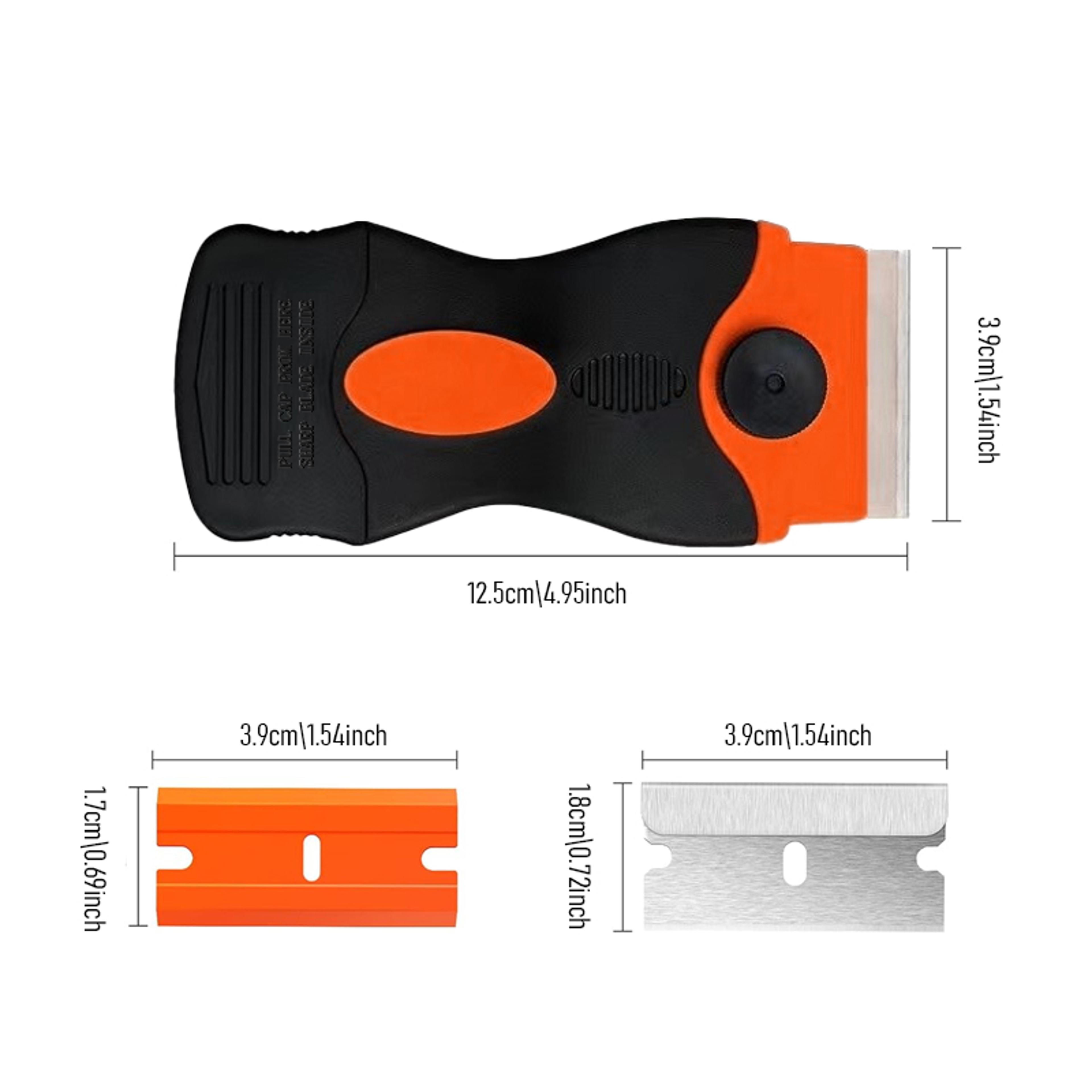 Non Scratch Auto Glass Cleaning Scraper For Car Windows Stickers Metal Plastic Blades Oven Hob Scra 5