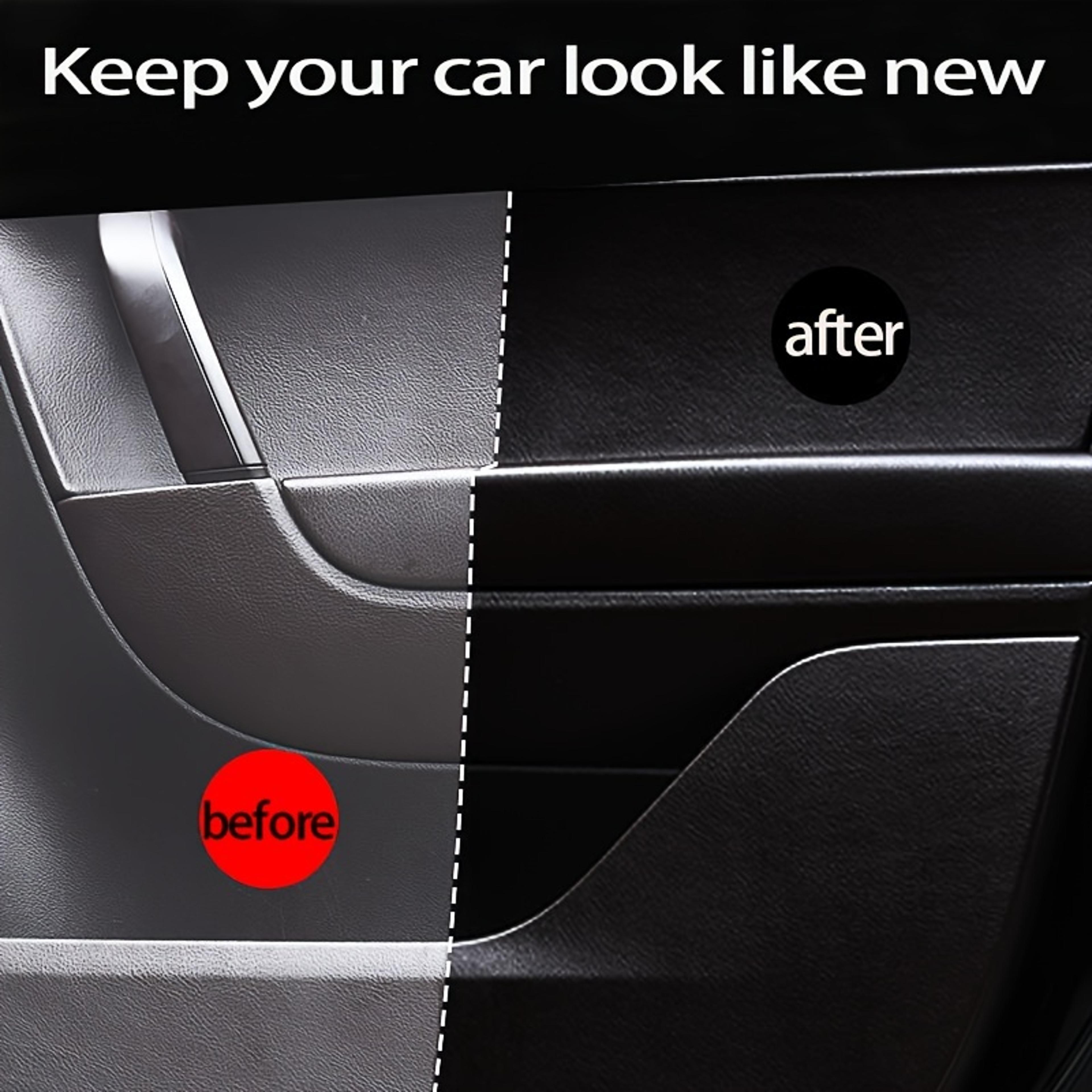 Plastic Restorer Car Gloss Renovator Leather Restore Longlasting Auto Polish Cleaning Product 2