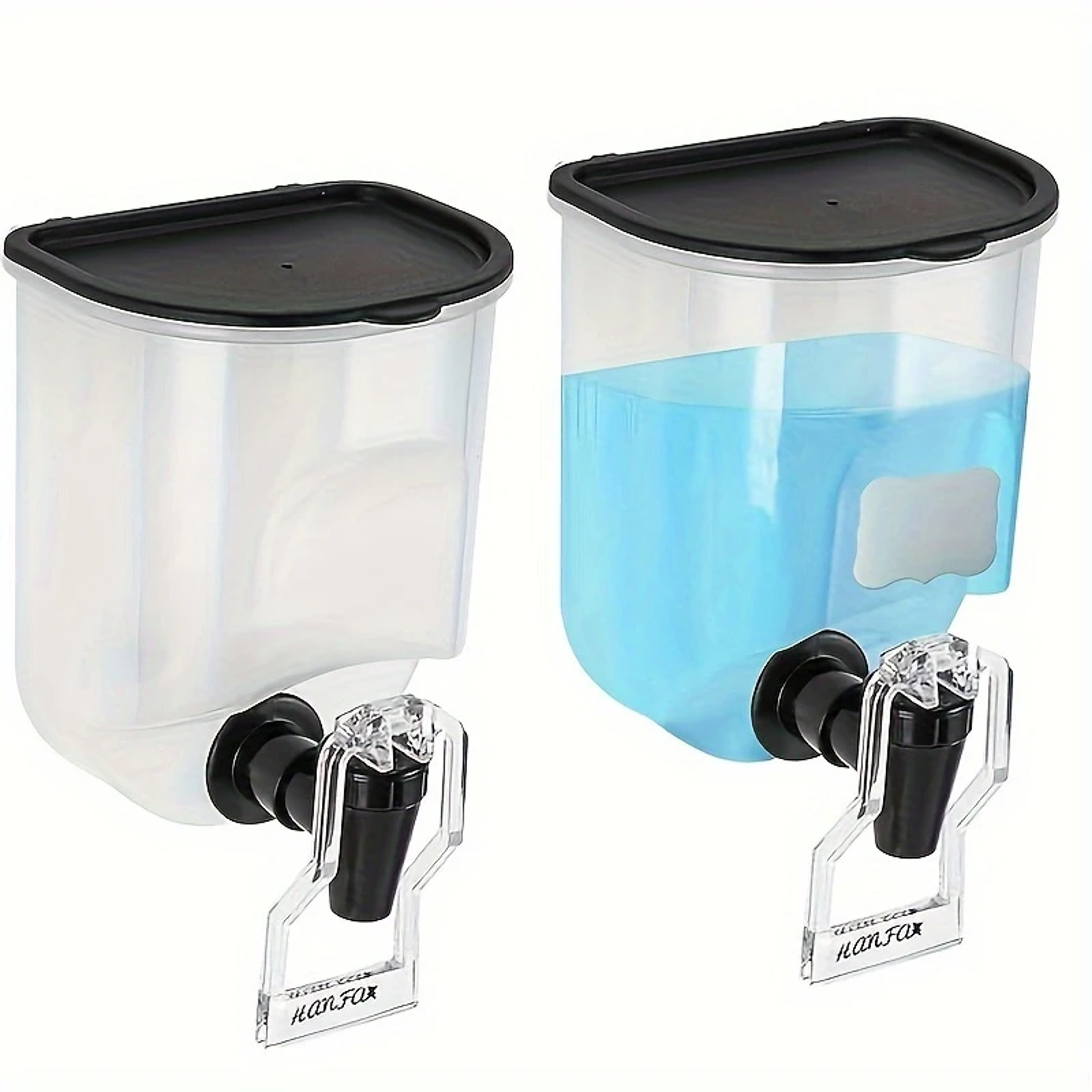 Kitchen Wall Mounted Transparent Liquid Seasoning Bottle Soy Sauce Vinegar Dispensing Bottle With Q