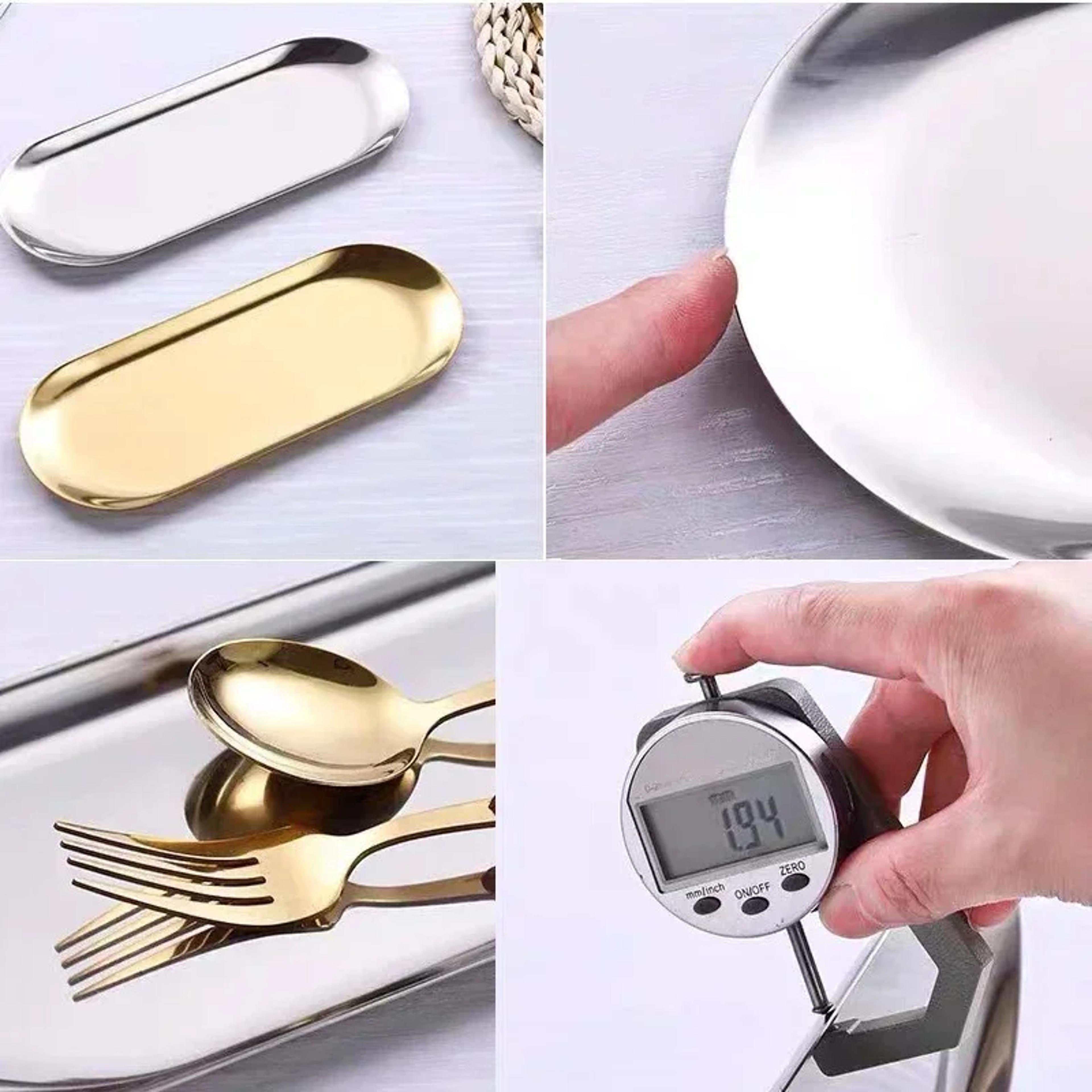 Nail Art Equipment Plate Stainless Steel Cosmetic Storage Tray False Nails Dish Doctor Surgical Den 3