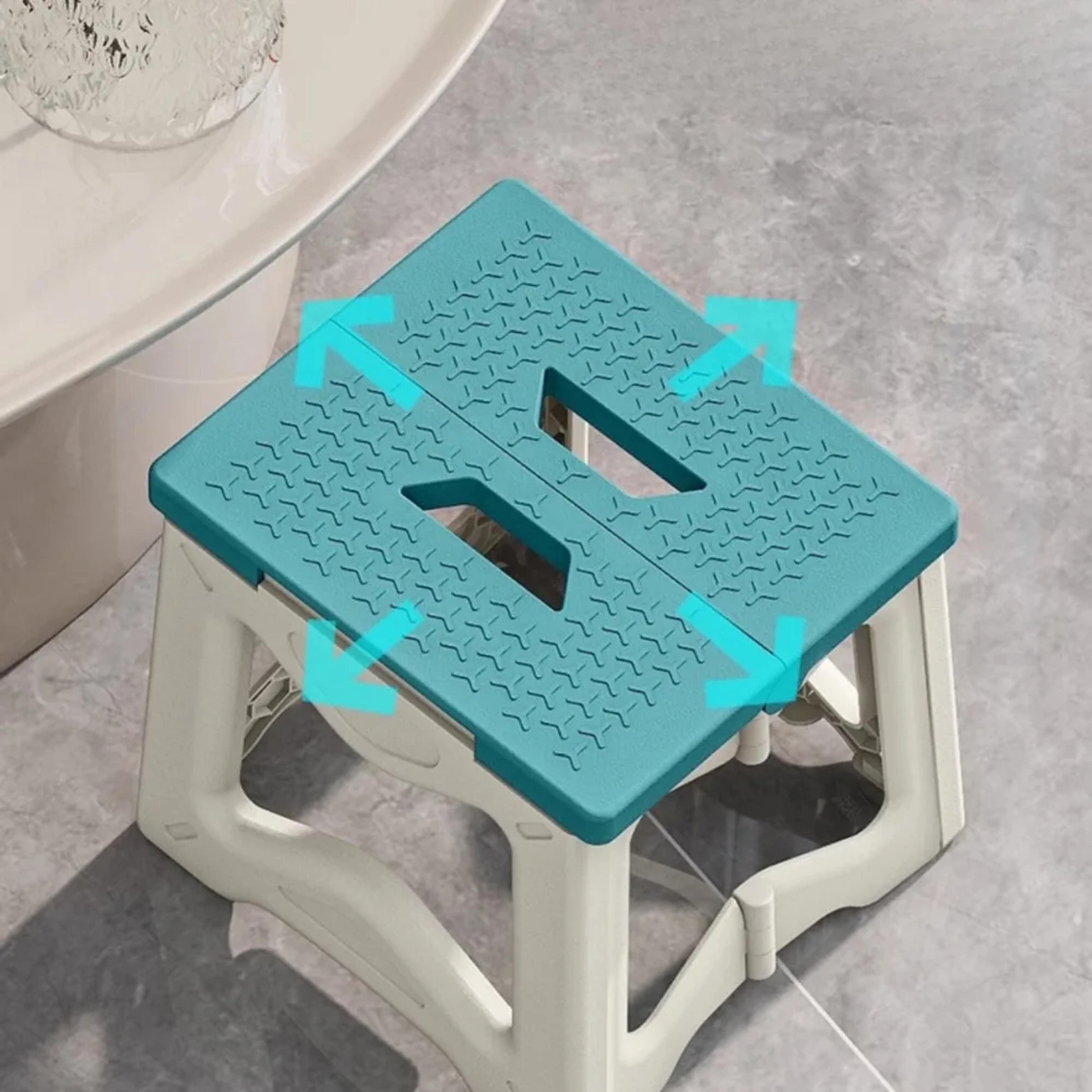 Portable Plastic Folding Stool Low Anti Slip Chair Outdoor Fishing Camping Household Simple Childre 4