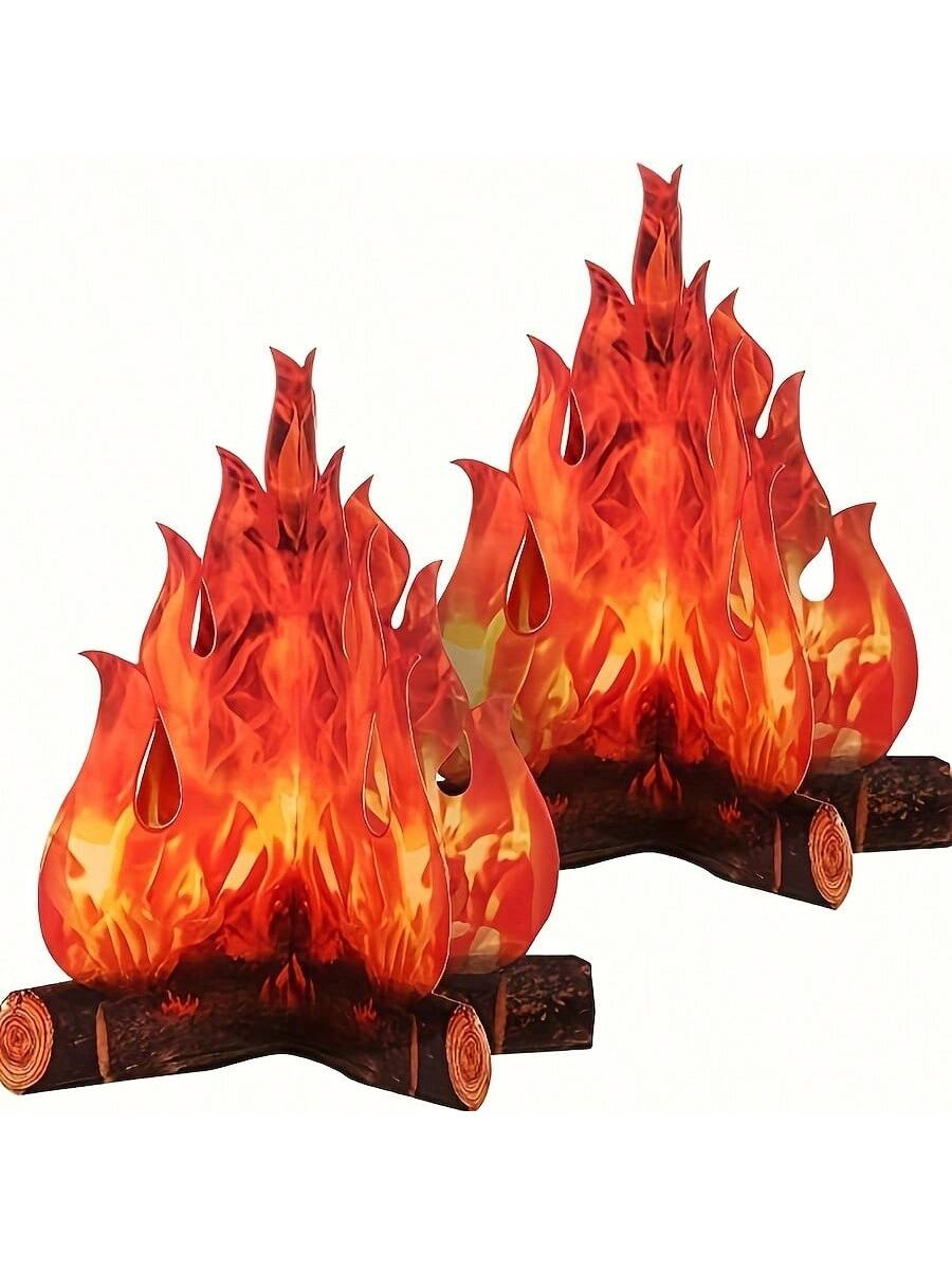 3d halloween fire fakeflame decorative bonfire centerpiece, halloween decoration