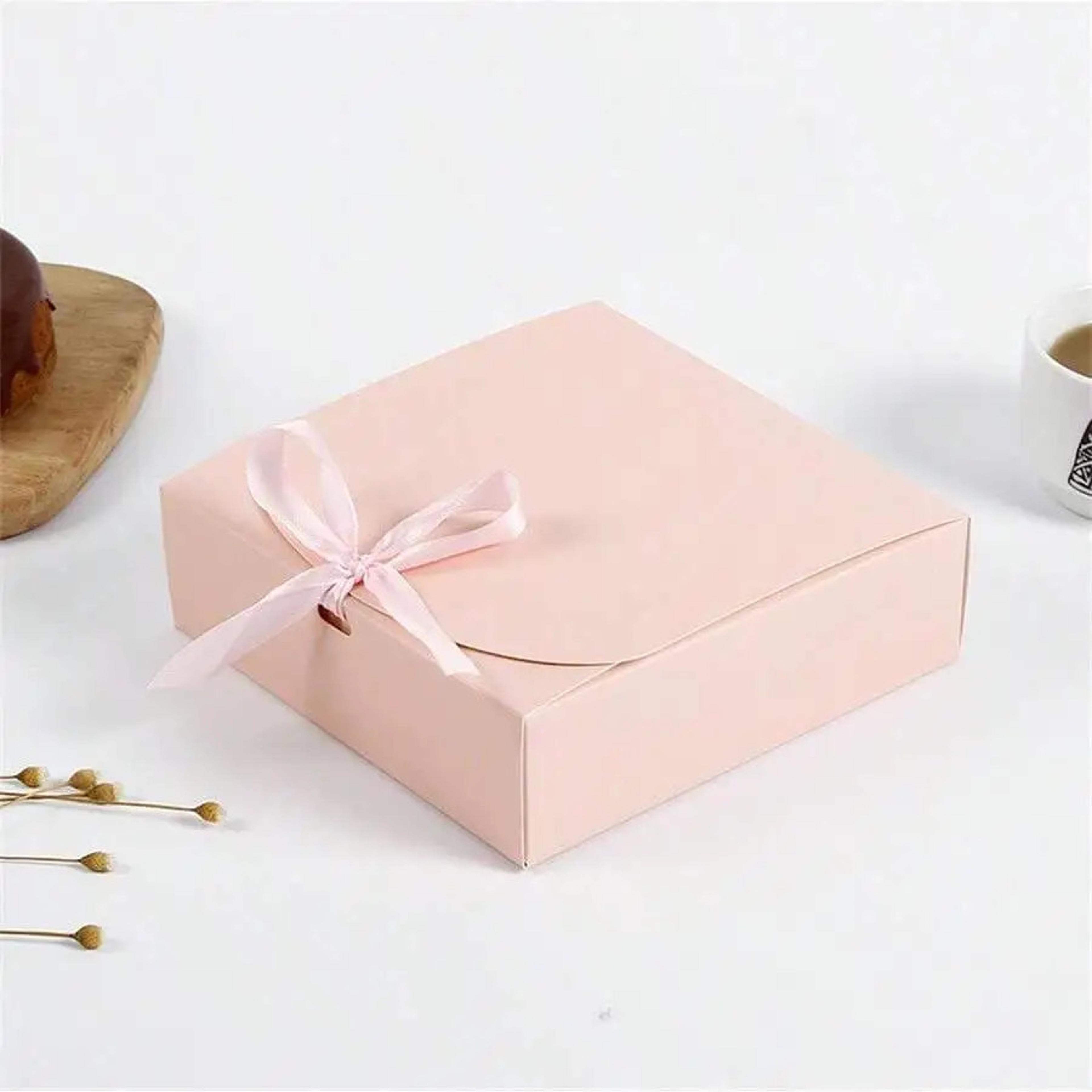 Gift Box With Lid Deluxe Ribbon Box For Best Man Proposal And Graduation Favors 7