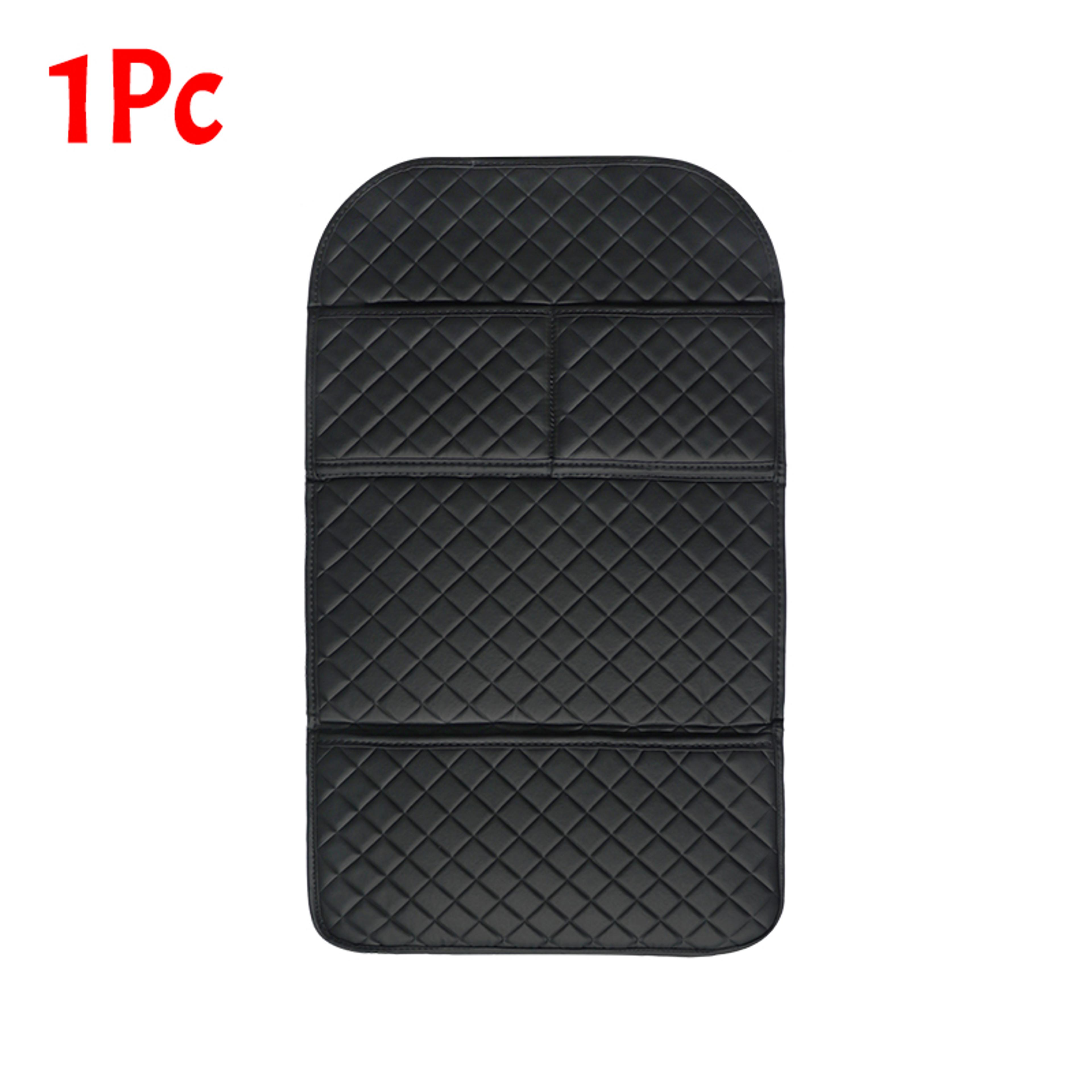 Universal Car Seat Back Leather Protector Cover Anti Kicks Pad Storage Mat Waterproof Backseat Mats 6