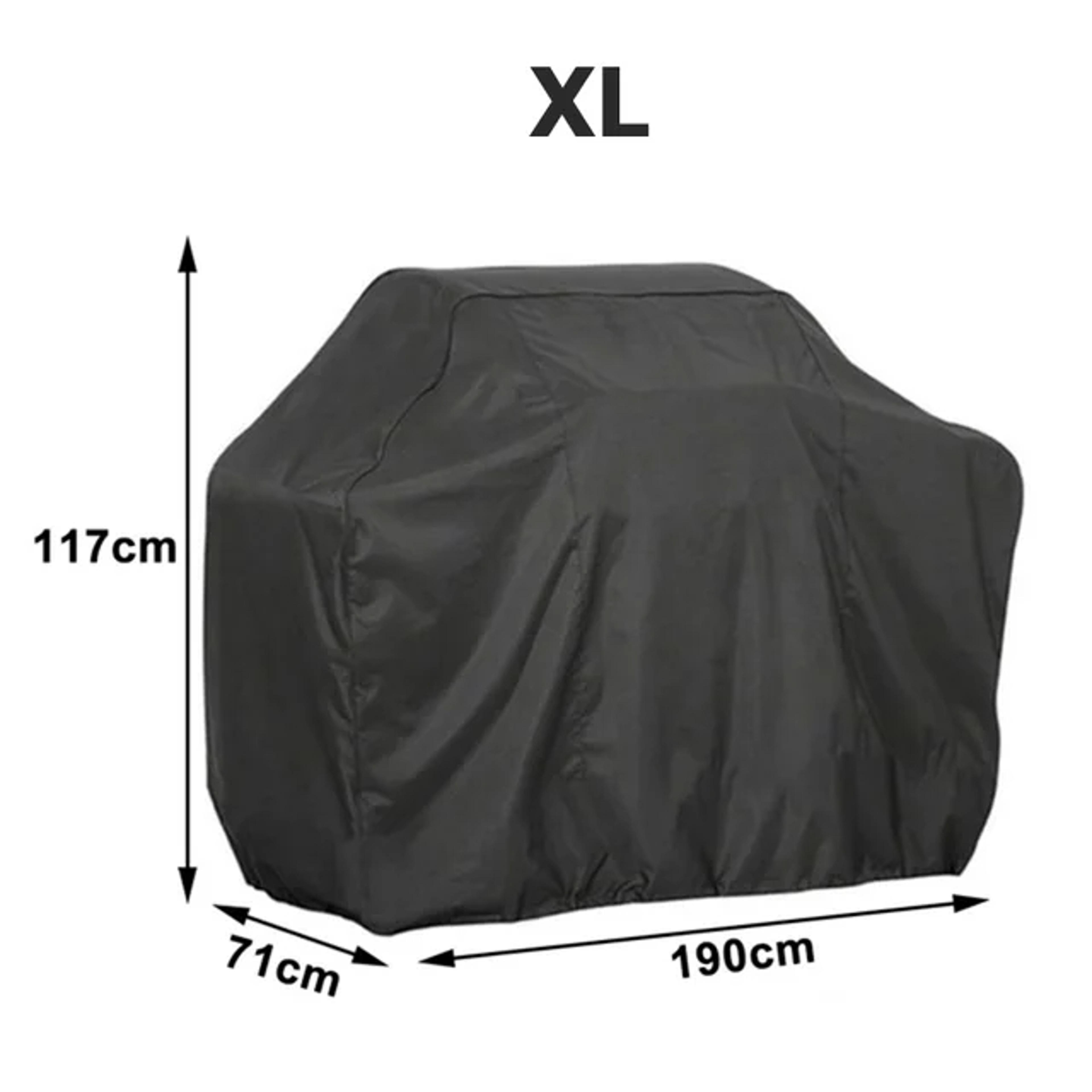 Durable BBQ Gas Grill Cover UV Protective Fits Weber CharBroil Black Furniture Cover 7