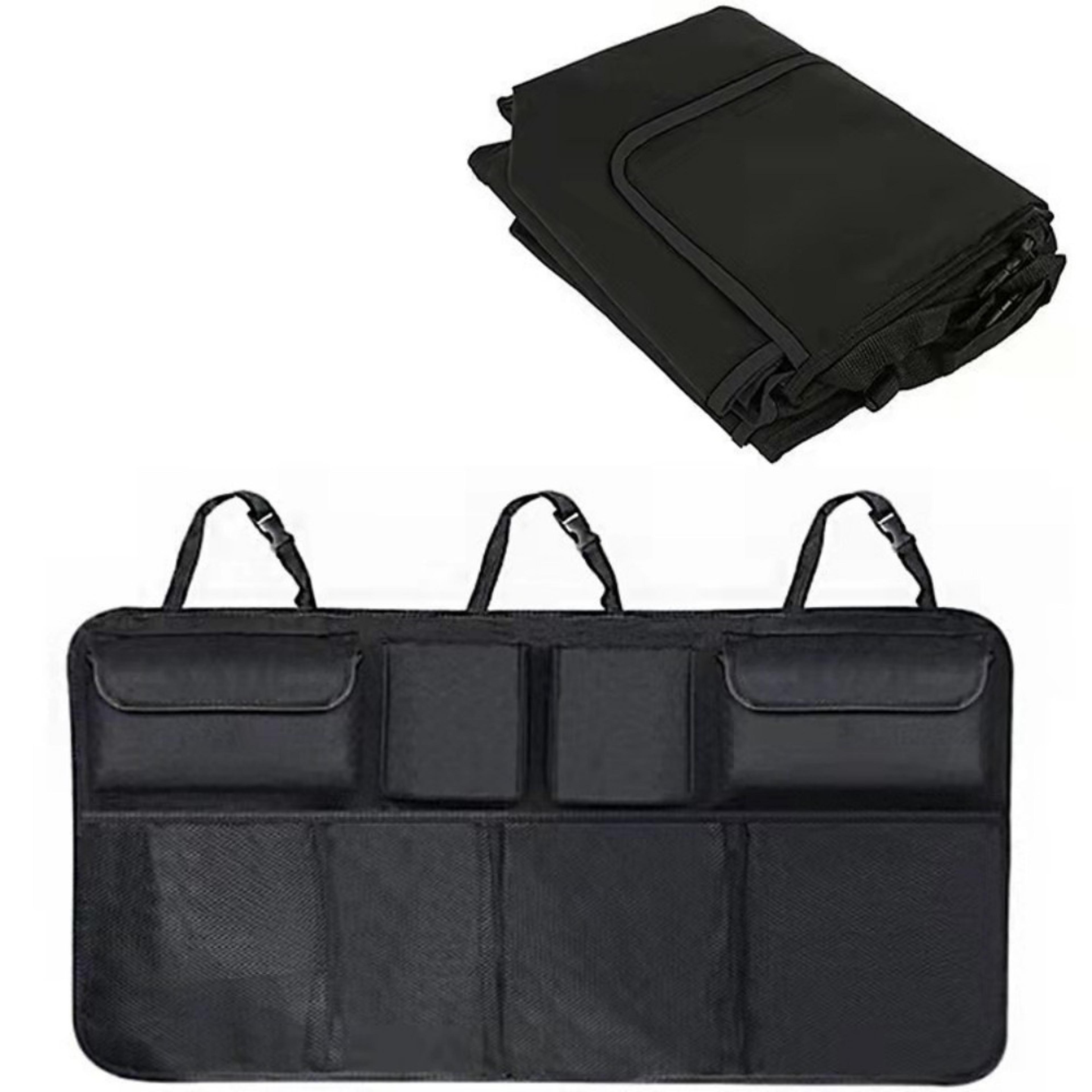 Universal Car Trunk Organizer Adjustable Backseat Storage Bag High Capacity Hanging Organizers 0