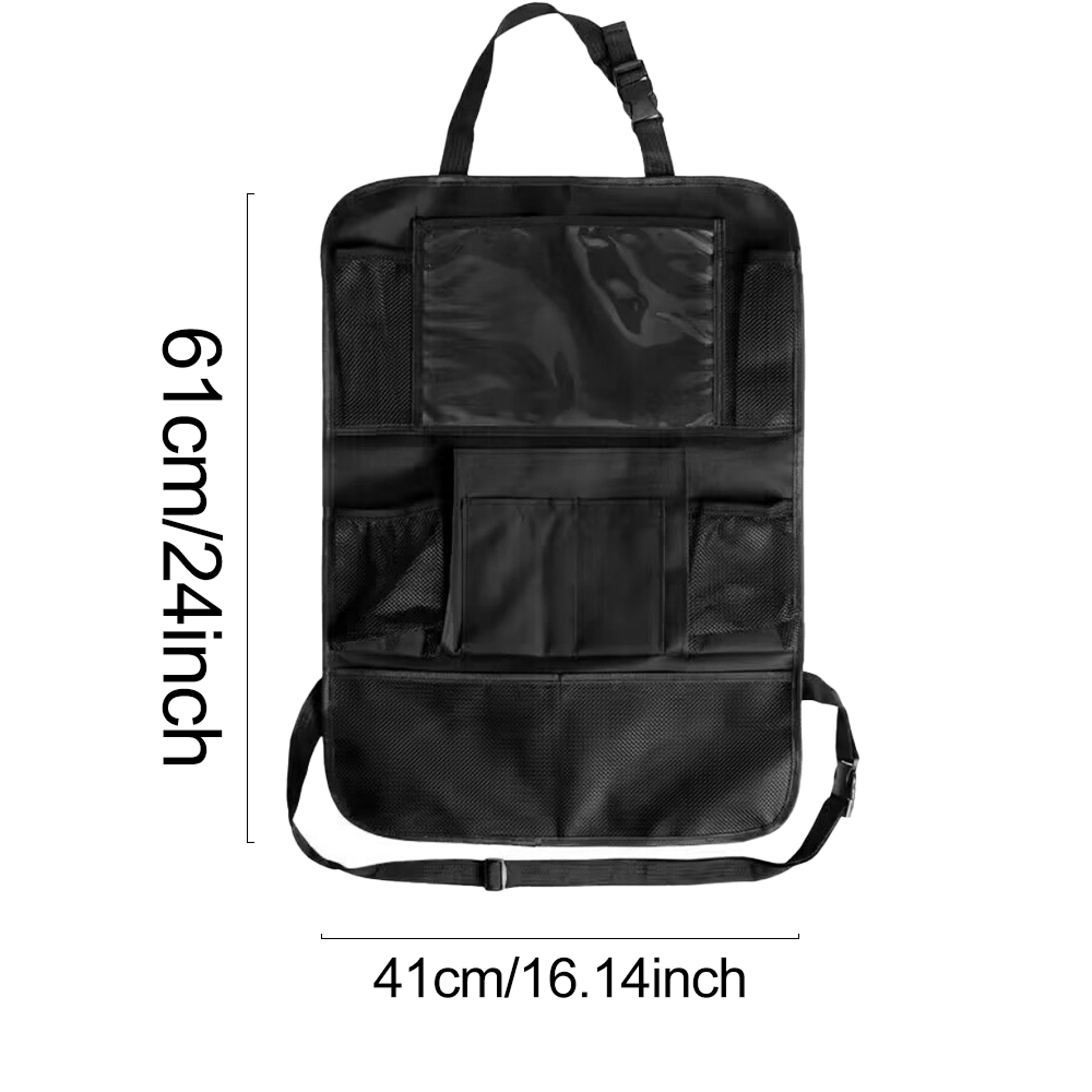Universal Car Trunk Organizer Adjustable Backseat Storage Bag High Capacity Hanging Organizers 8