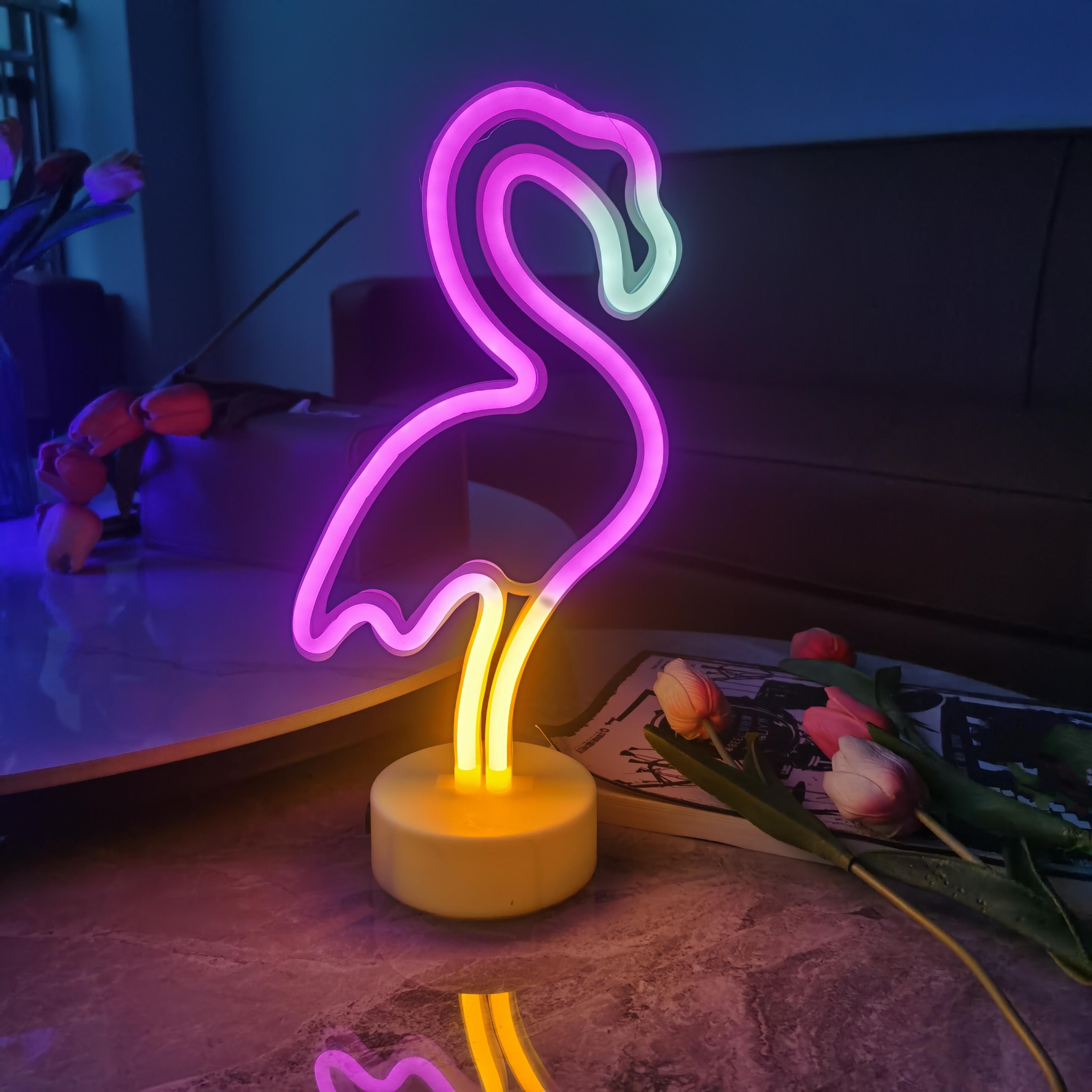 LED Cactus Neon Light With Base Decorative Green Desktop Night Lamp For Wedding Party Birthday Deco 1