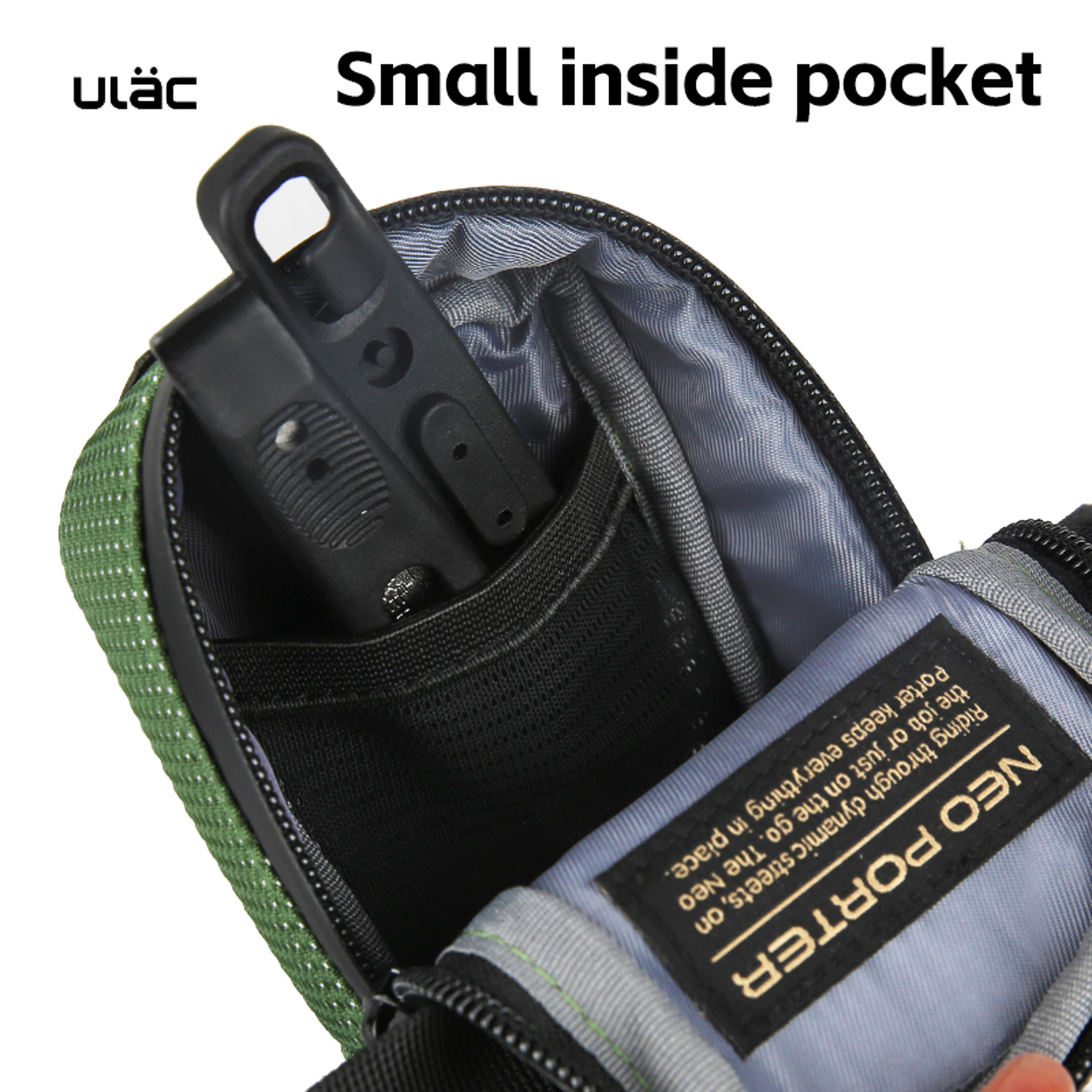 Mini Bicycle Saddle Bag Waterproof Shockproof Durable Fabric Bike Seatpost Pack MTB Tail Pouch 1