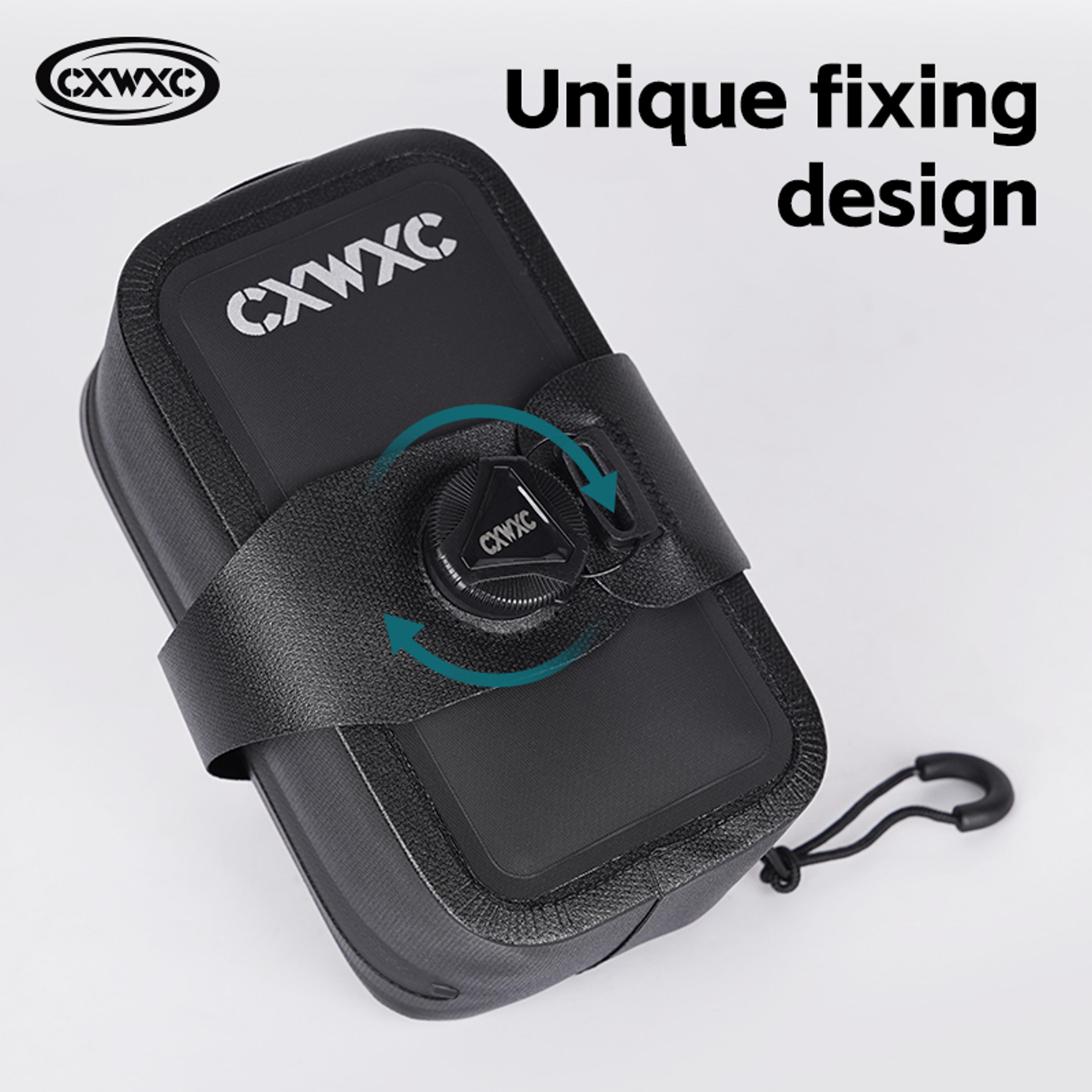 Portable BOA Cycling Bag Thick Hardened TPU Bicycle Tail Bag Waterproof 2