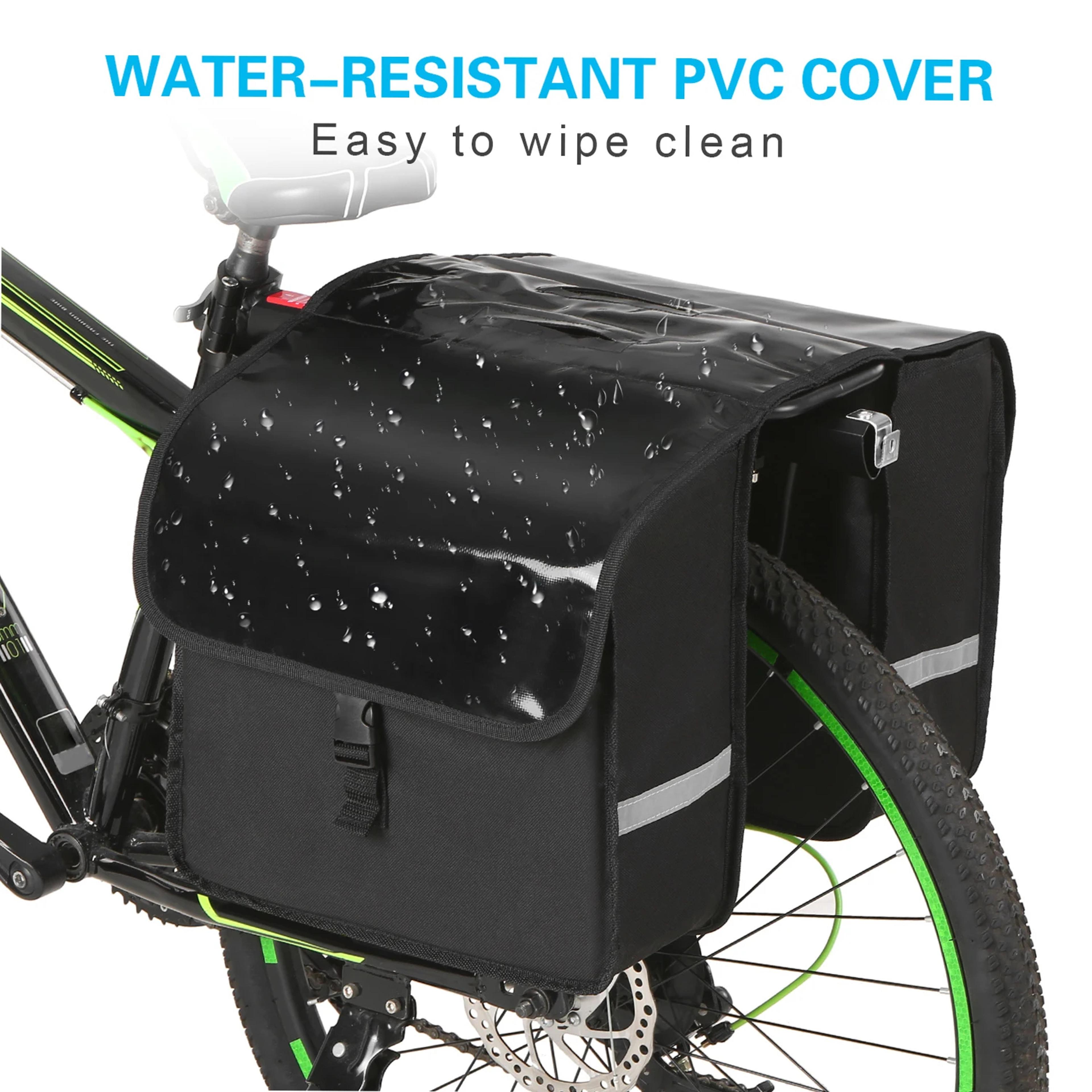 Water Resistant Bicycle Pannier Saddle Bag Commuter Rack Trunk MTB Accessories Cycling Rear Seat Ca 4